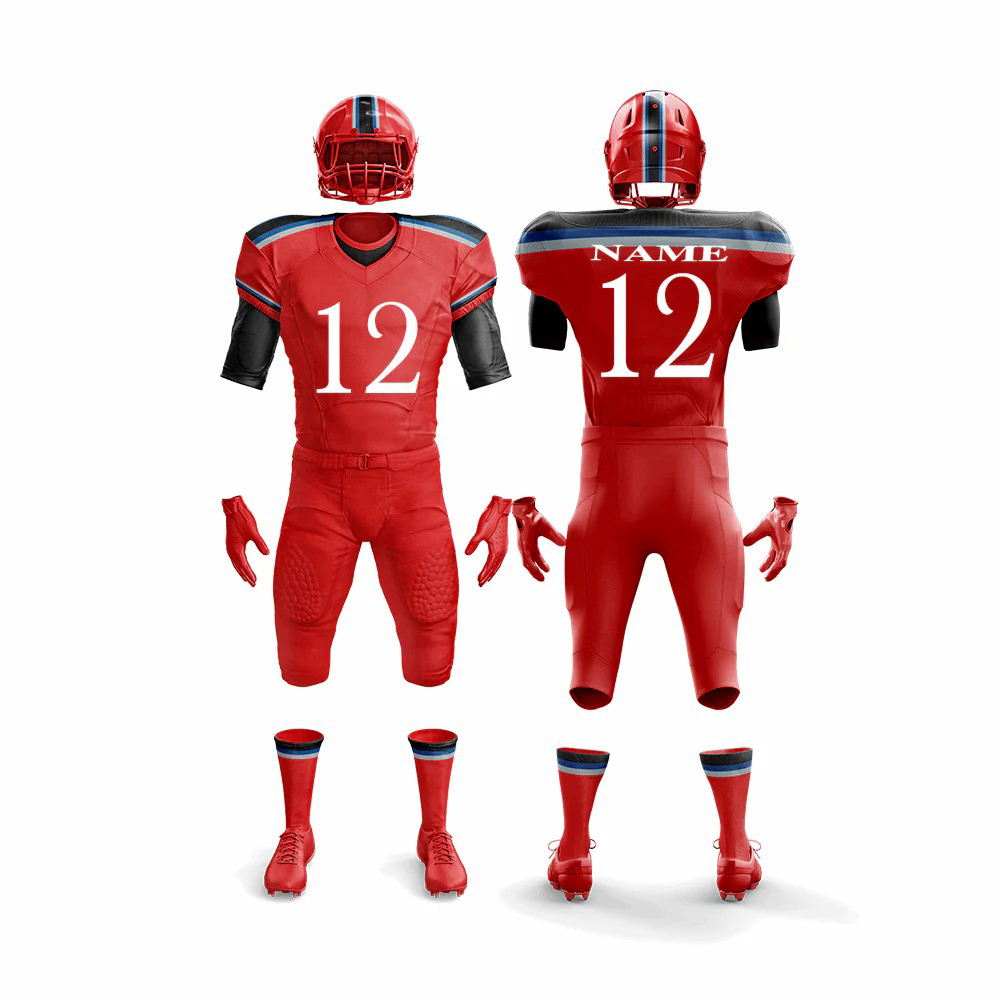 Custom American Football Uniform For Adults High Quality Custom Sublimation Football Jersey - view 3