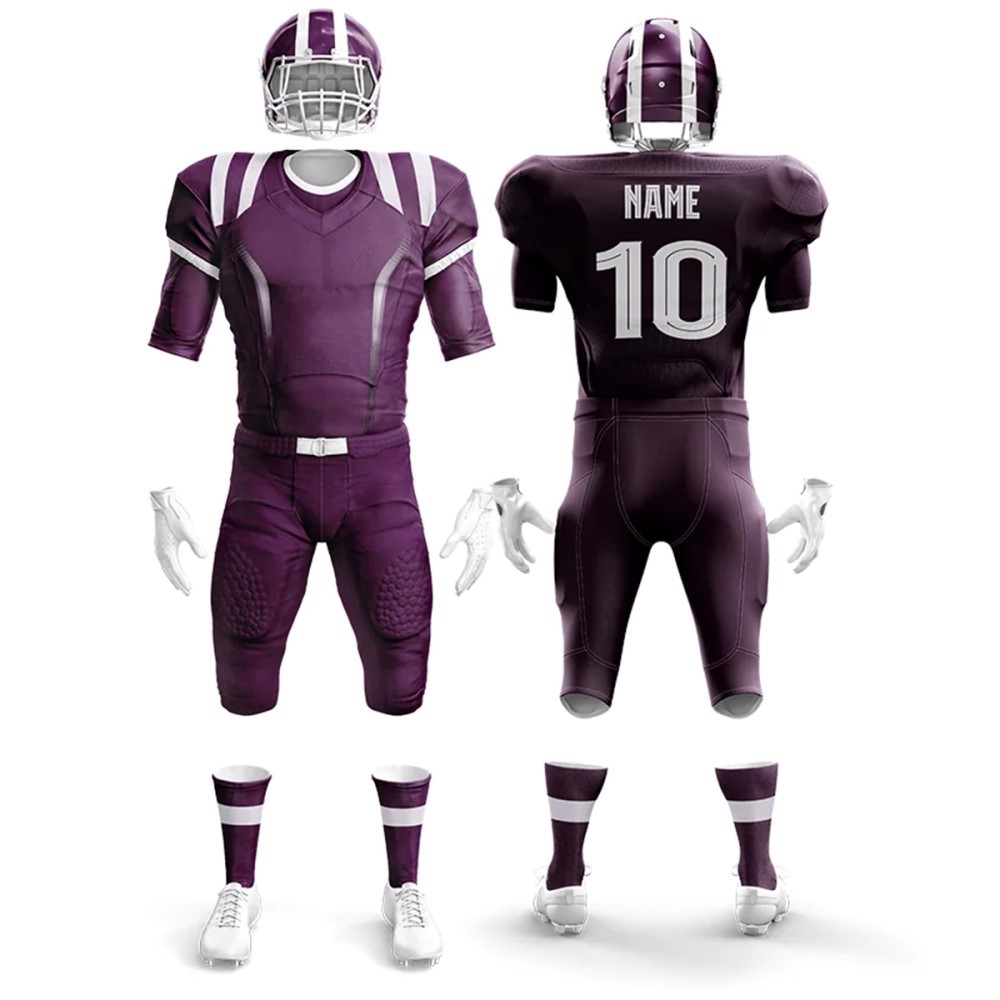  Custom American Football Uniform For Adults High Quality Custom Sublimation Football Jersey - view 6