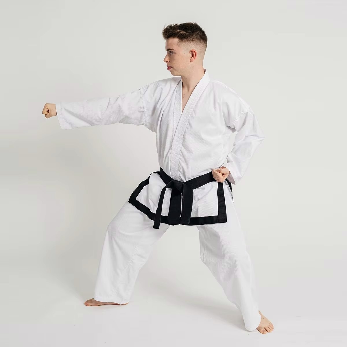 Whole Sale Hot sale polyester cotton karate uniform / Martial Arts Uniform-Twill fabric - view 2