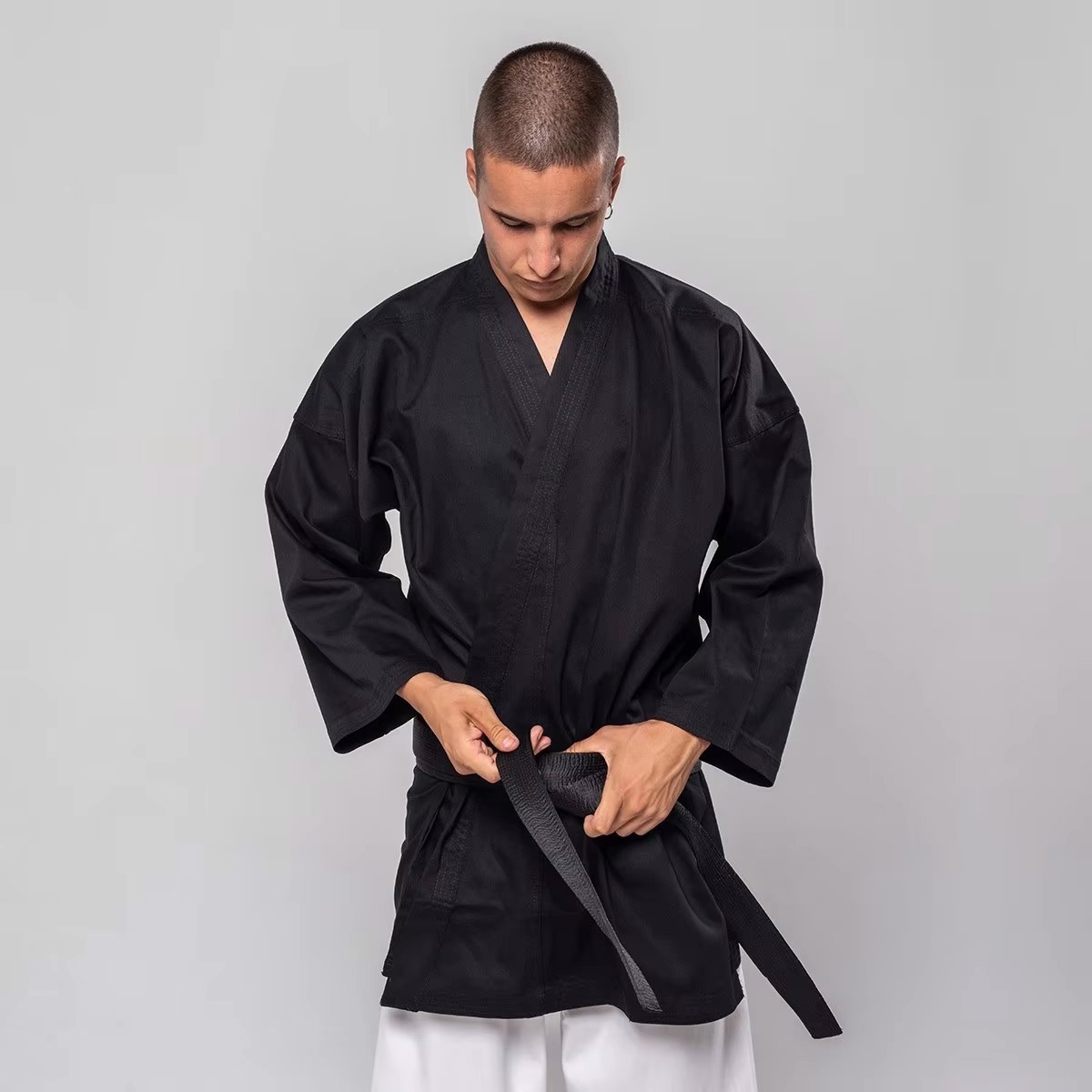 Whole Sale Hot sale polyester cotton karate uniform / Martial Arts Uniform-Twill fabric - view 4