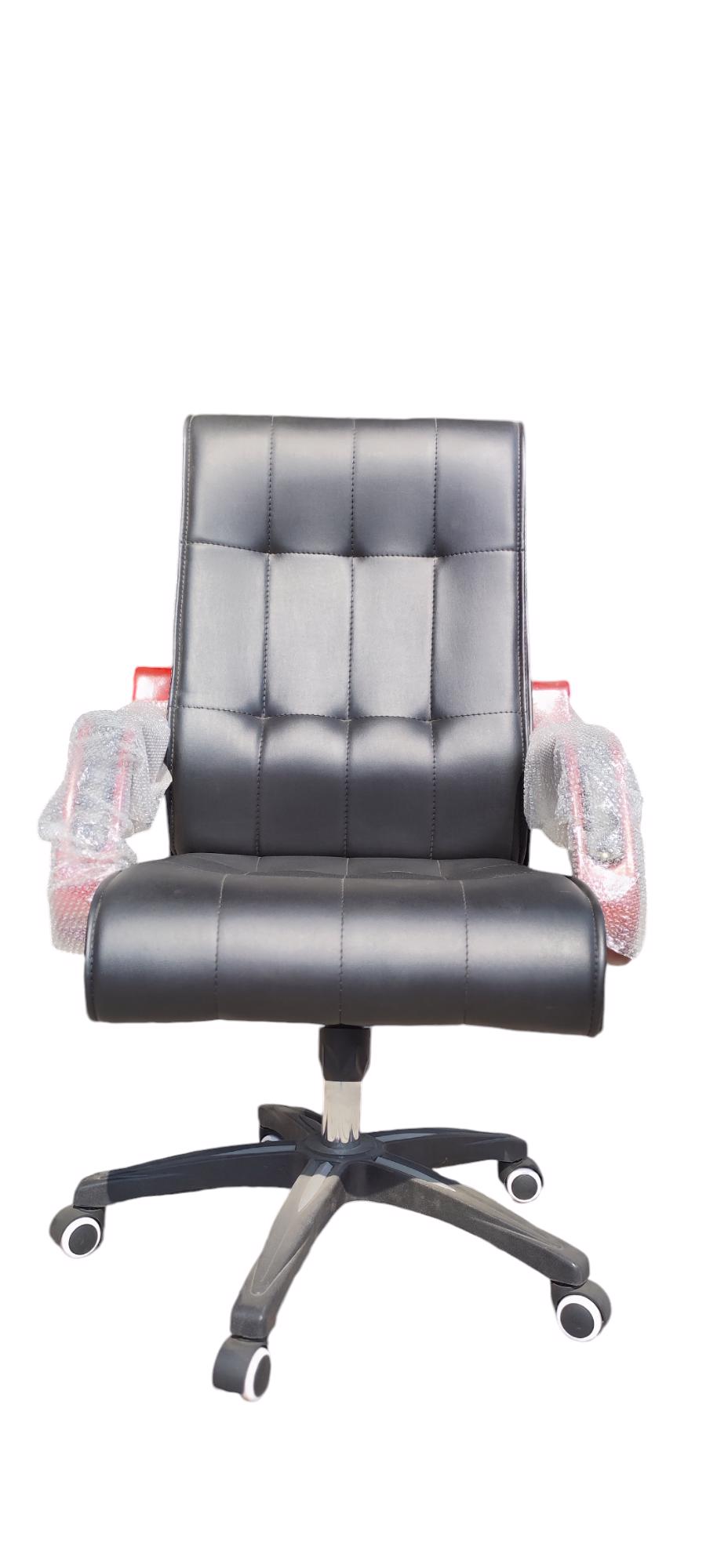 Chocolate Brown Rexine Executive Chair for your Home and Office.  - view 2