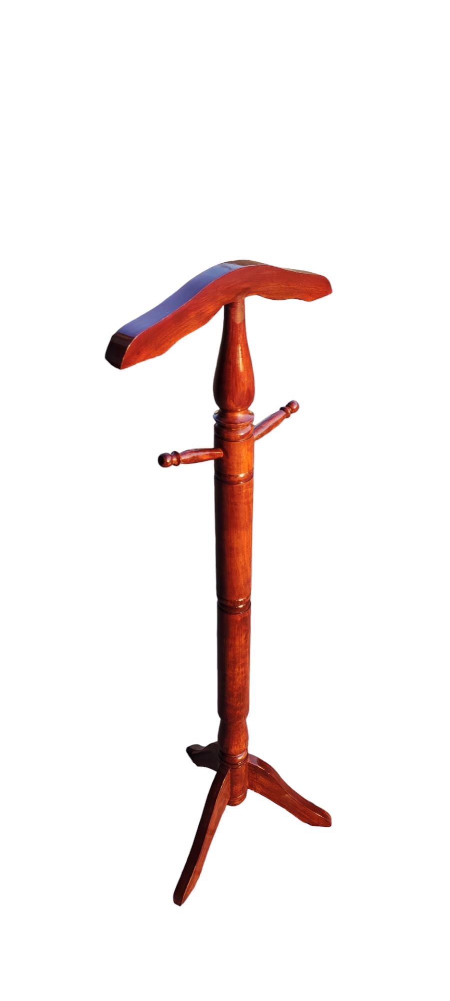 High Quality 15 Inches WOODEN COAT And JACKET Hanger With TIE And CAP/HAT Stand - view 2