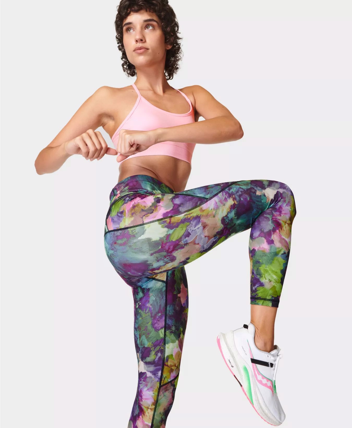 sublimation women High Waisted breathable Gym Sport Legging women's sportswear Color Printed Legging