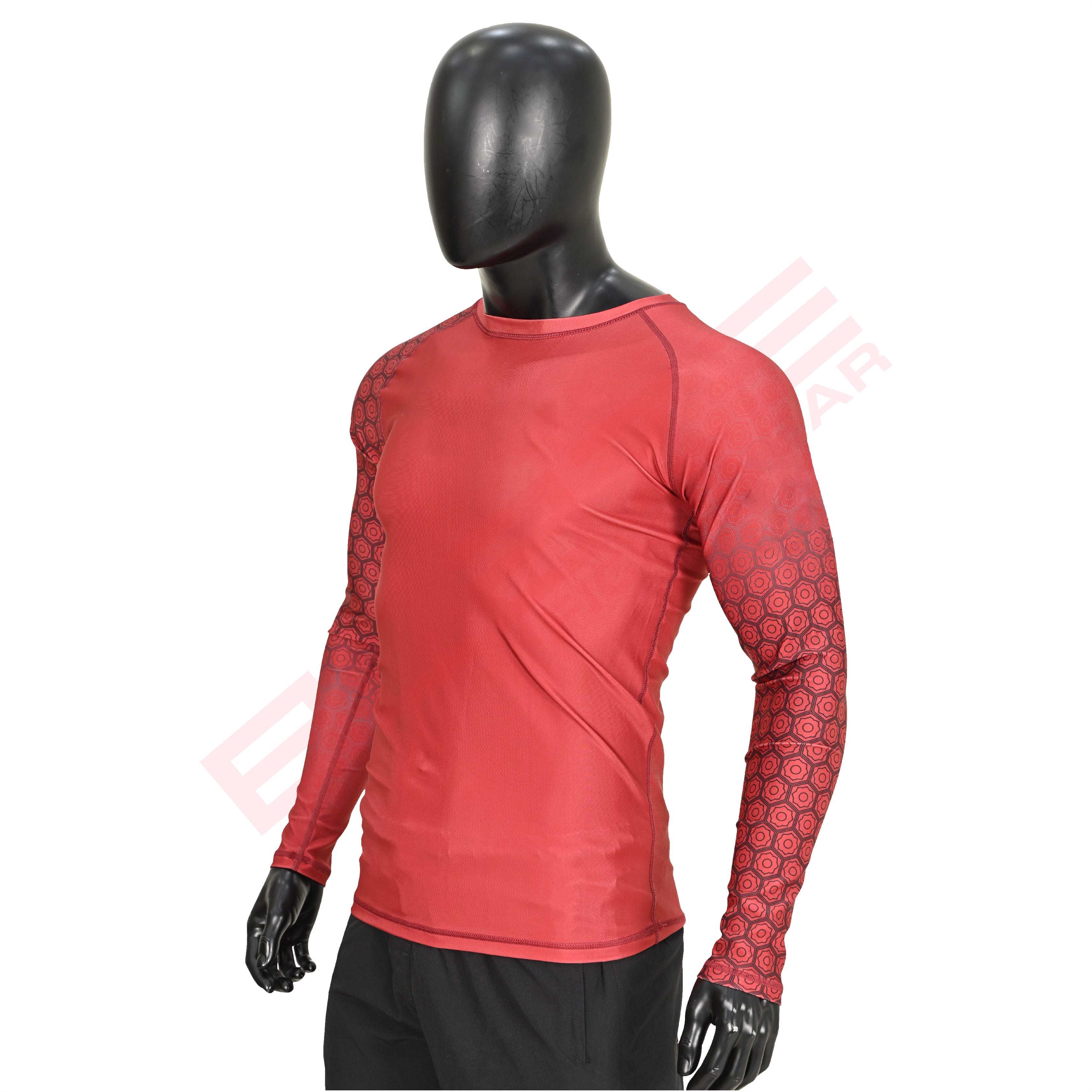New Customized MMA Rash Guard full Sleeve Rash Guard OEM Sublimation printed High Quality BJJ SUITE 