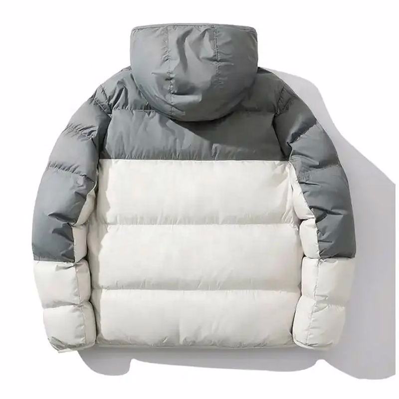 Custom Outdoor Winter Jacket Men Casual Hooded Down Men's Puffer Jacket 
