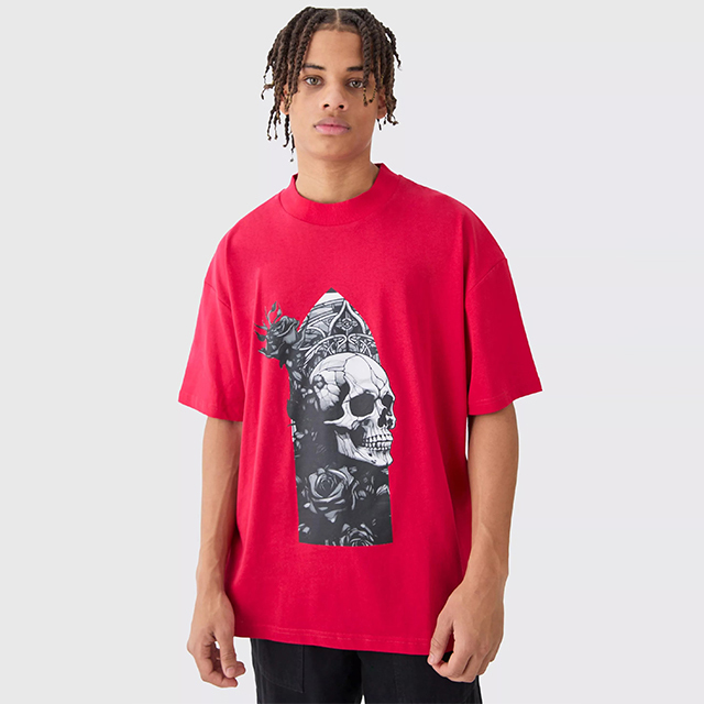 Men's High Quality 100% Cotton T-Shirts Casual Anti-Wrinkle Quick Dry Breathable  Custom Printed - view 3