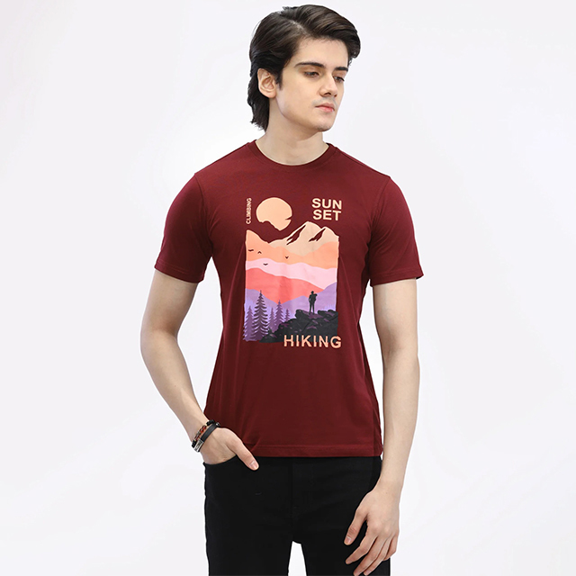 Men's High Quality 100% Cotton T-Shirts Casual Anti-Wrinkle Quick Dry Breathable  Custom Printed - view 4
