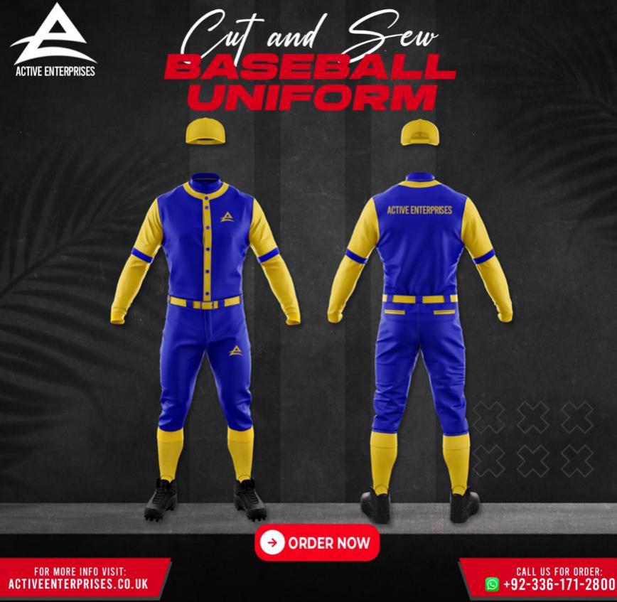  High Quality Baseball Uniform Sublimated With Customised Logo  - view 2