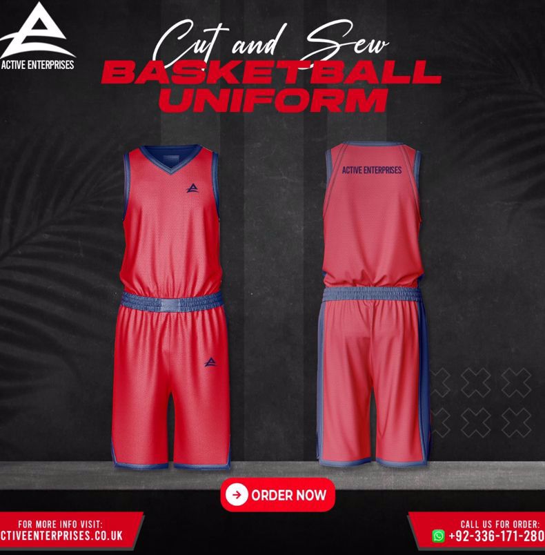  High Quality Basket Ball Uniform With Customised Logo 