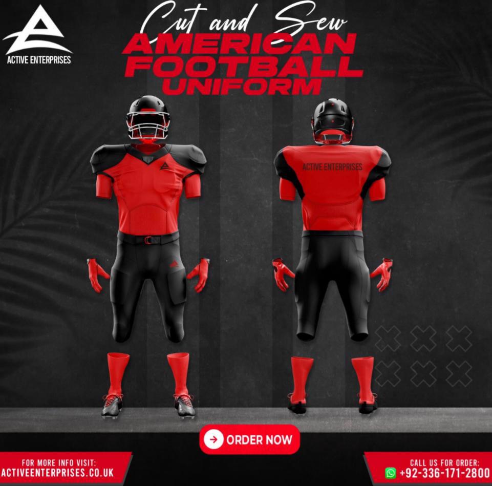  HIGH QUALITY FLAG FOOTBALL UNIFORM WITH CUSTOMISED DESIGNS 