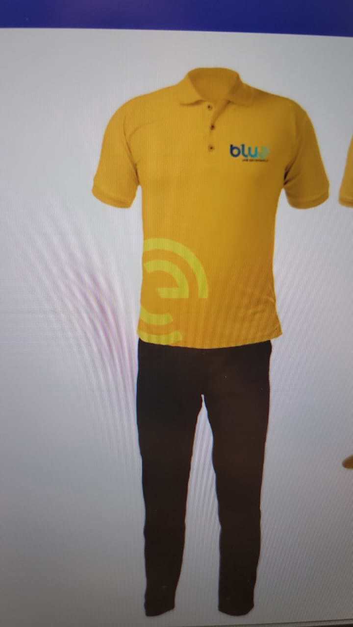  High Quality Polo Shirts With Customised DTF Printing Available In Different Sizes 