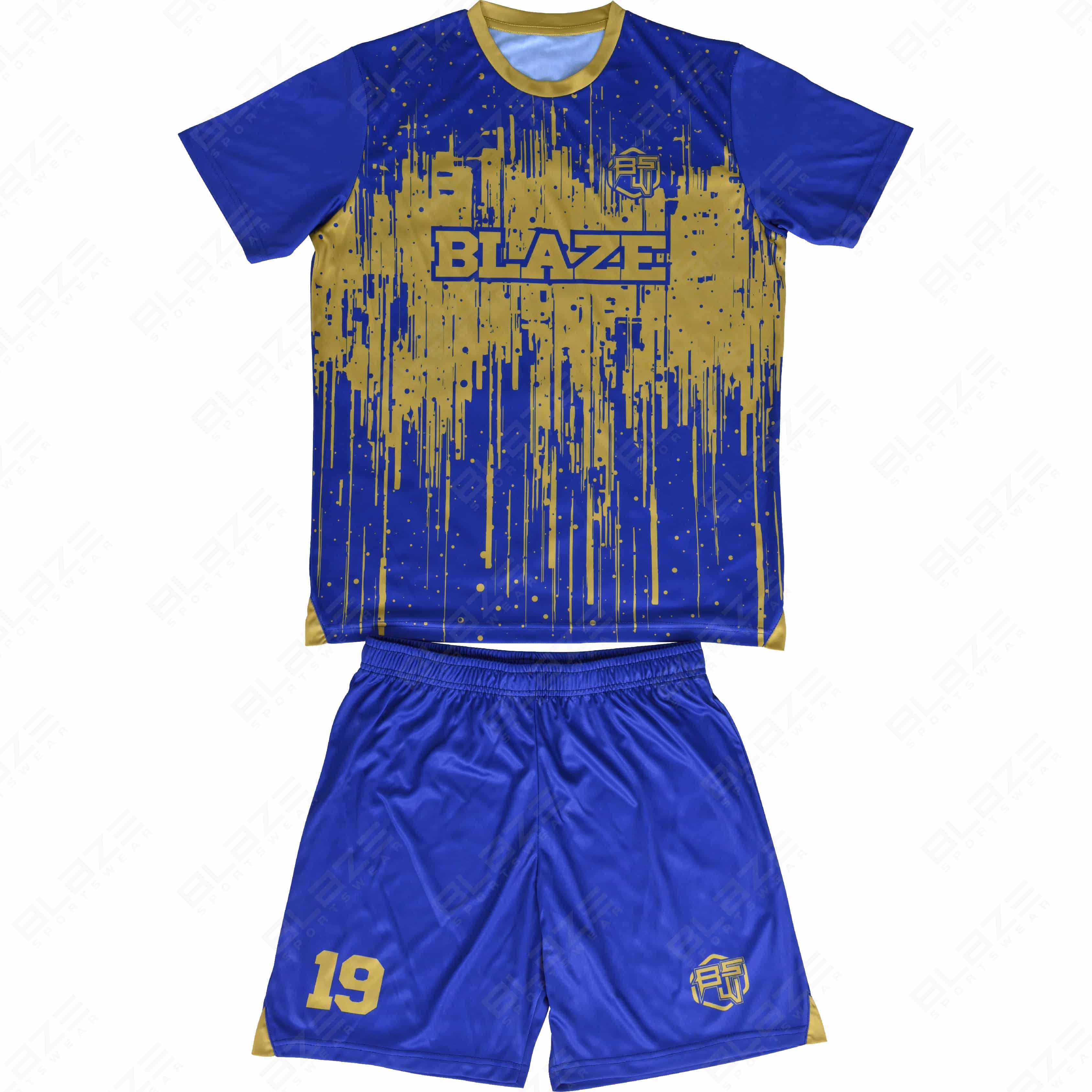  Custom soccer kits crafted from lightweight 100% polyester with digital print for super performance - view 15
