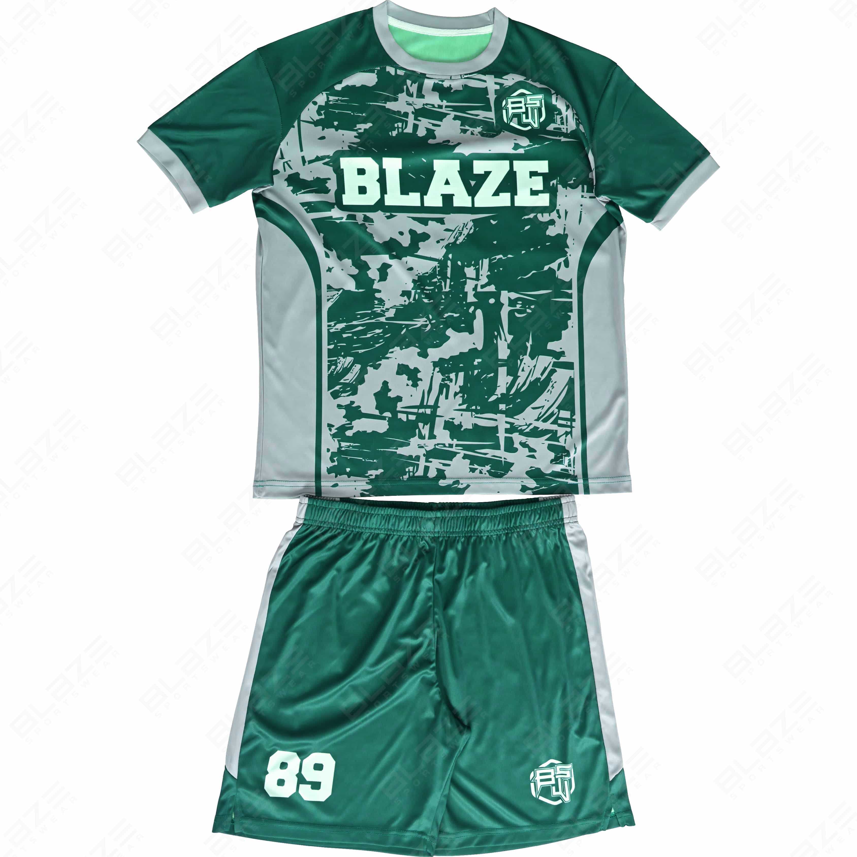  Custom soccer kits crafted from lightweight 100% polyester with digital print for super performance - view 19