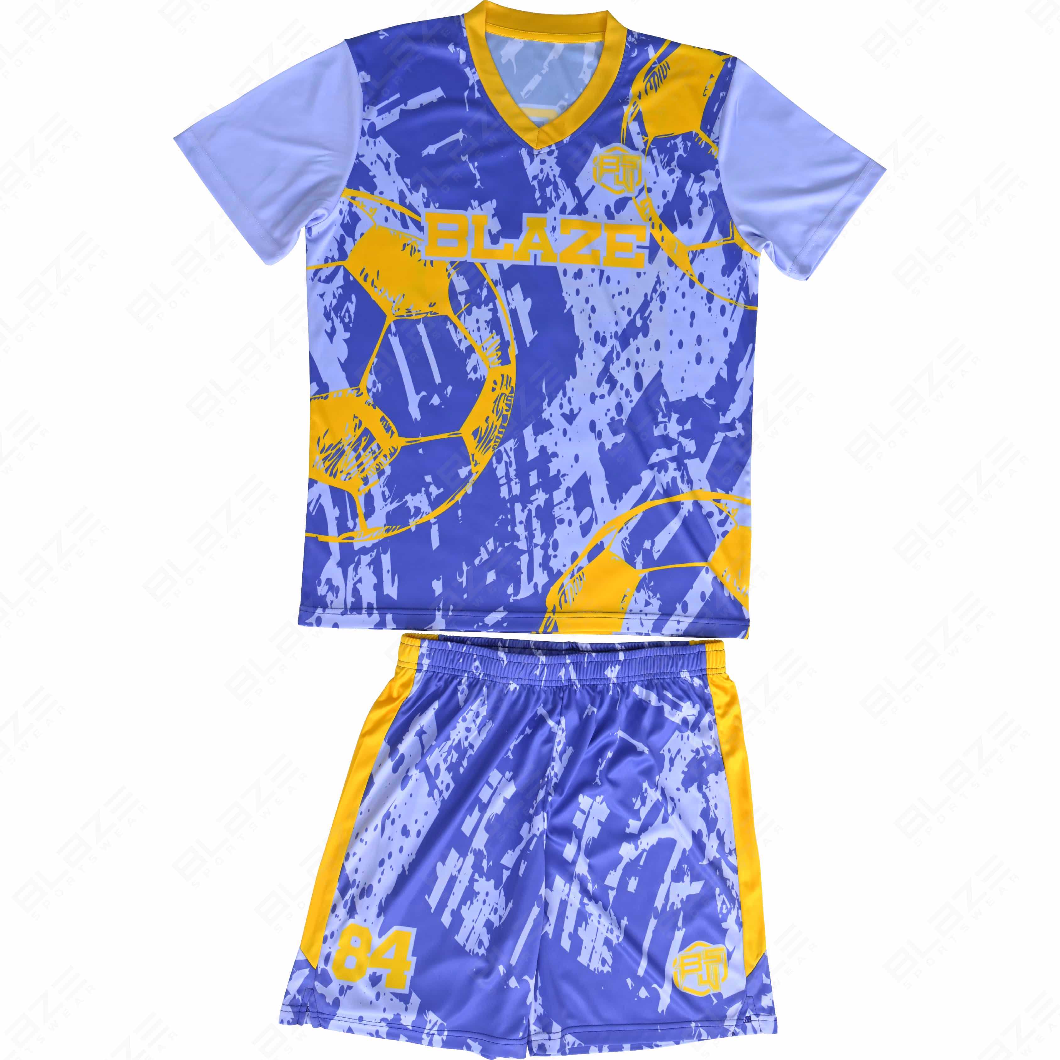  Custom soccer kits crafted from lightweight 100% polyester with digital print for super performance - view 21