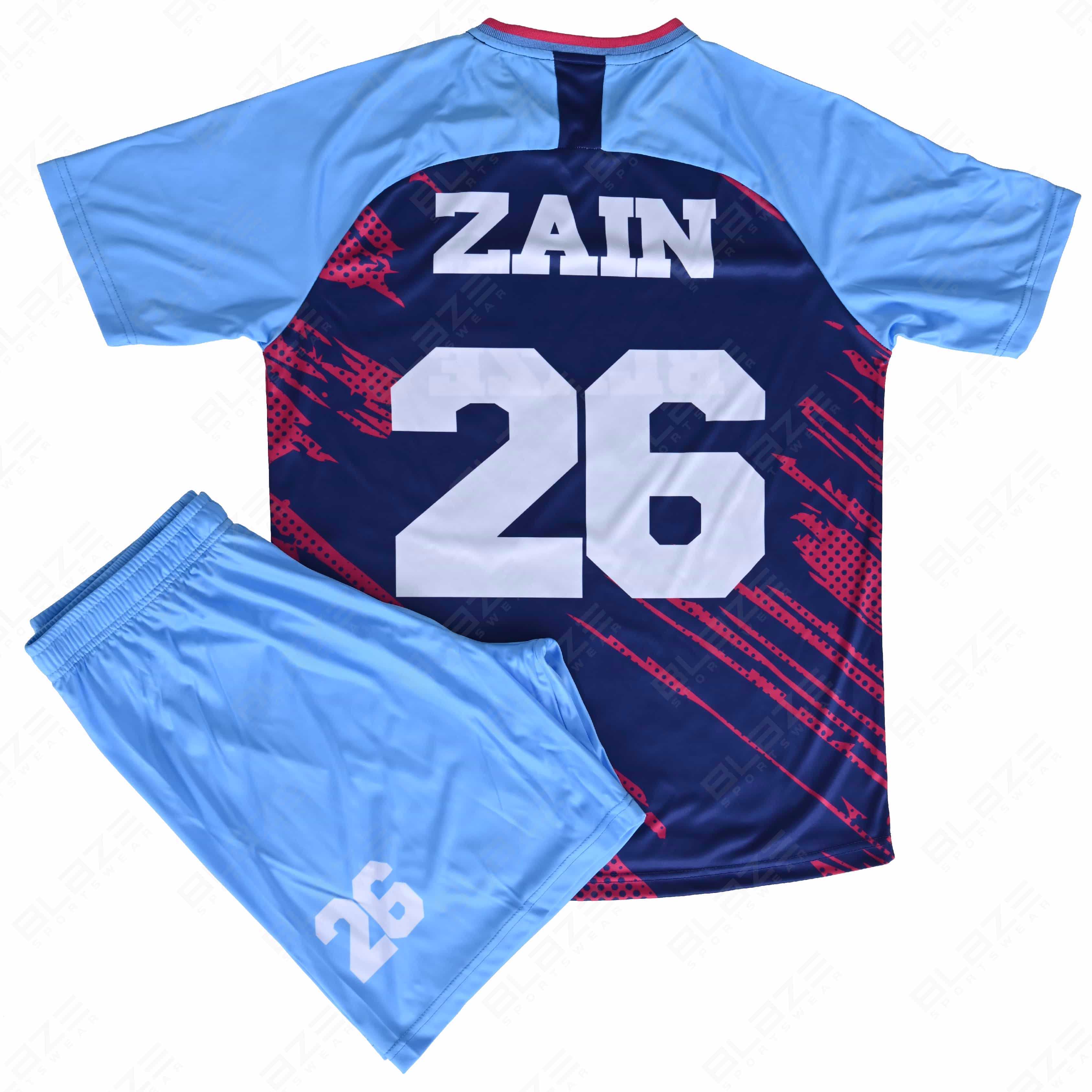 Soccer kits made from lightweight 100% polyester with digital printing for high-performance play. - view 4