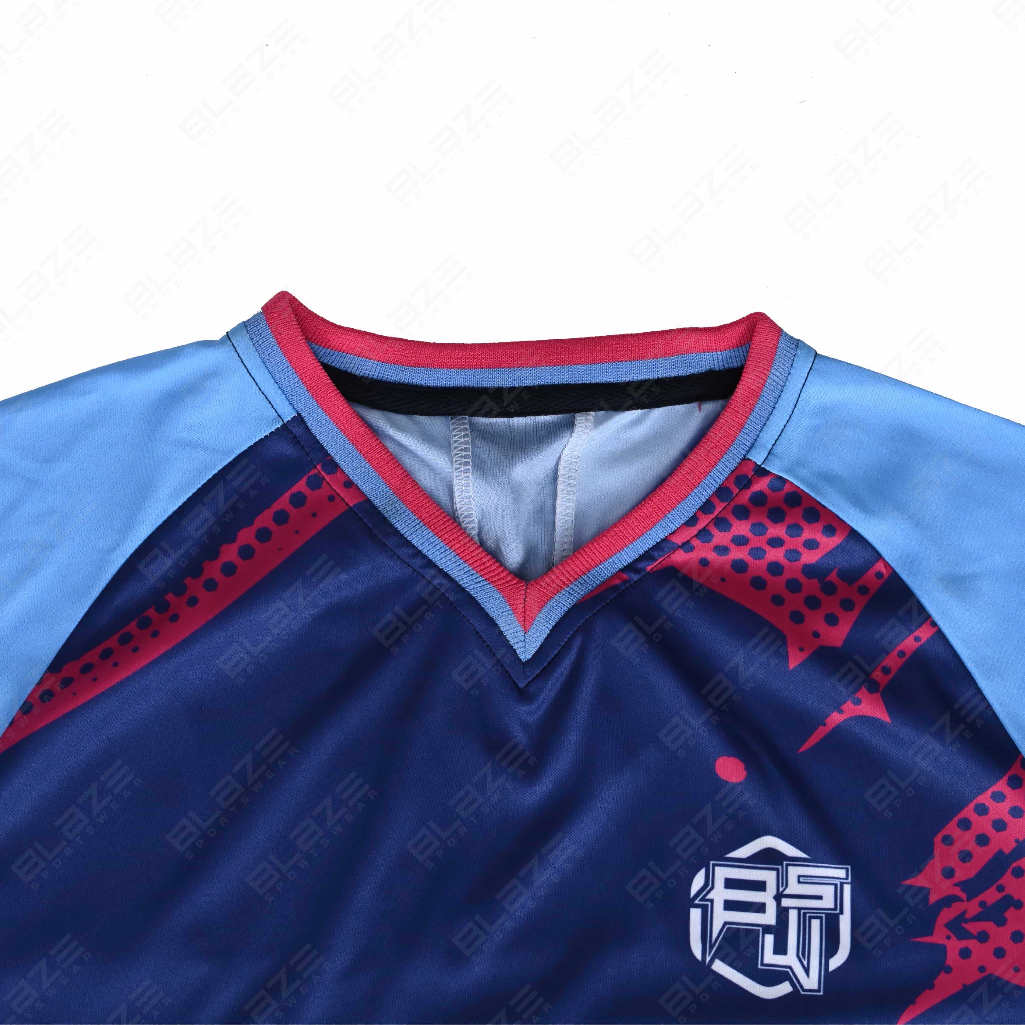 Soccer kits made from lightweight 100% polyester with digital printing for high-performance play. - view 5