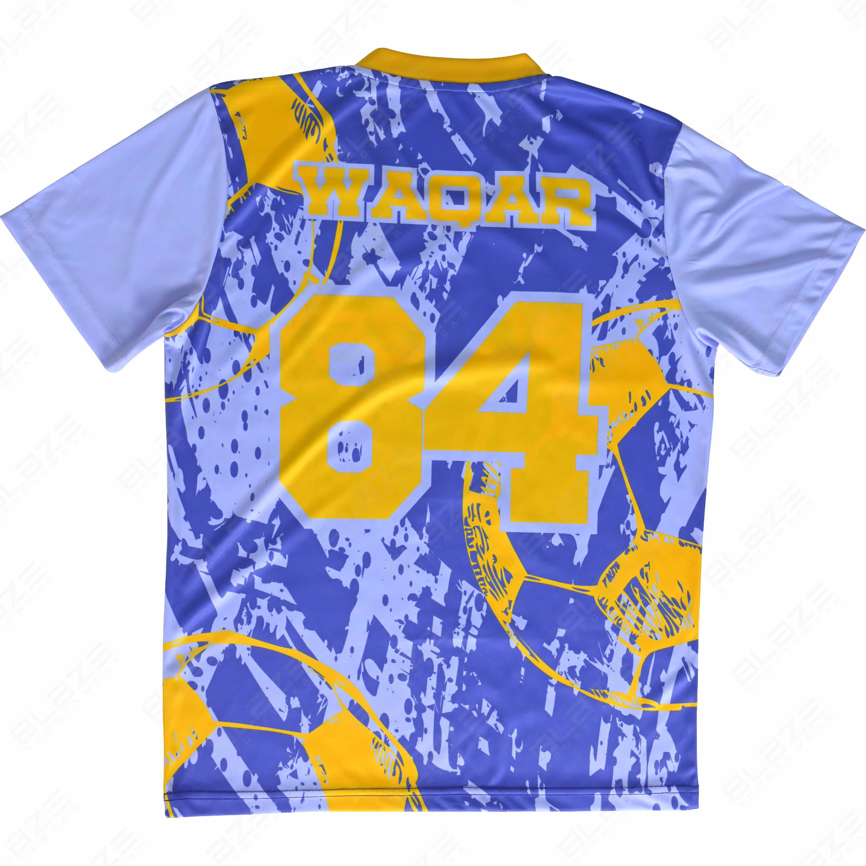Lightweight 100% polyester soccer kits with digital printing designed for top athletic performance.