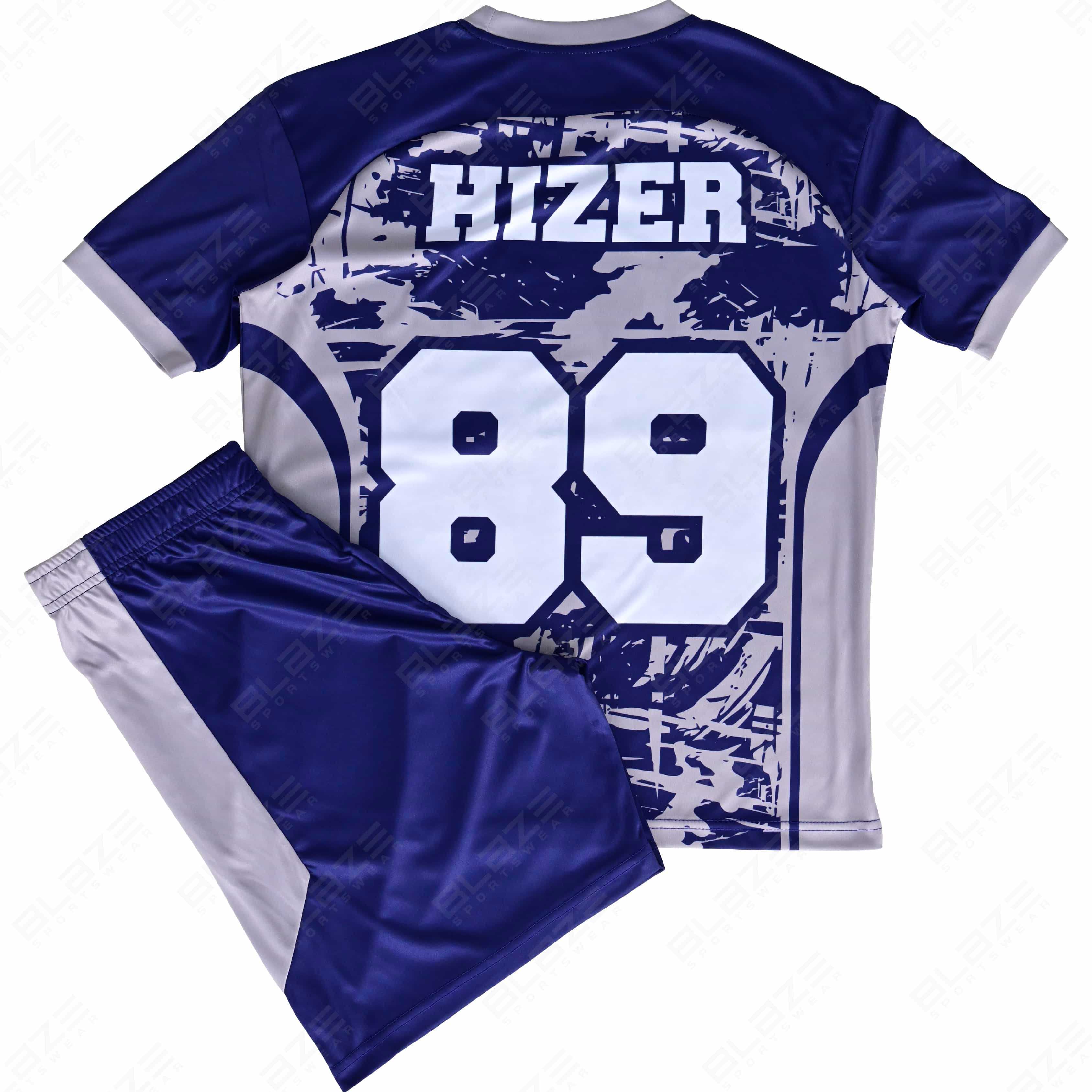 Custom 100% polyester soccer kits with lightweight design and digital printing for peak performance. - view 4