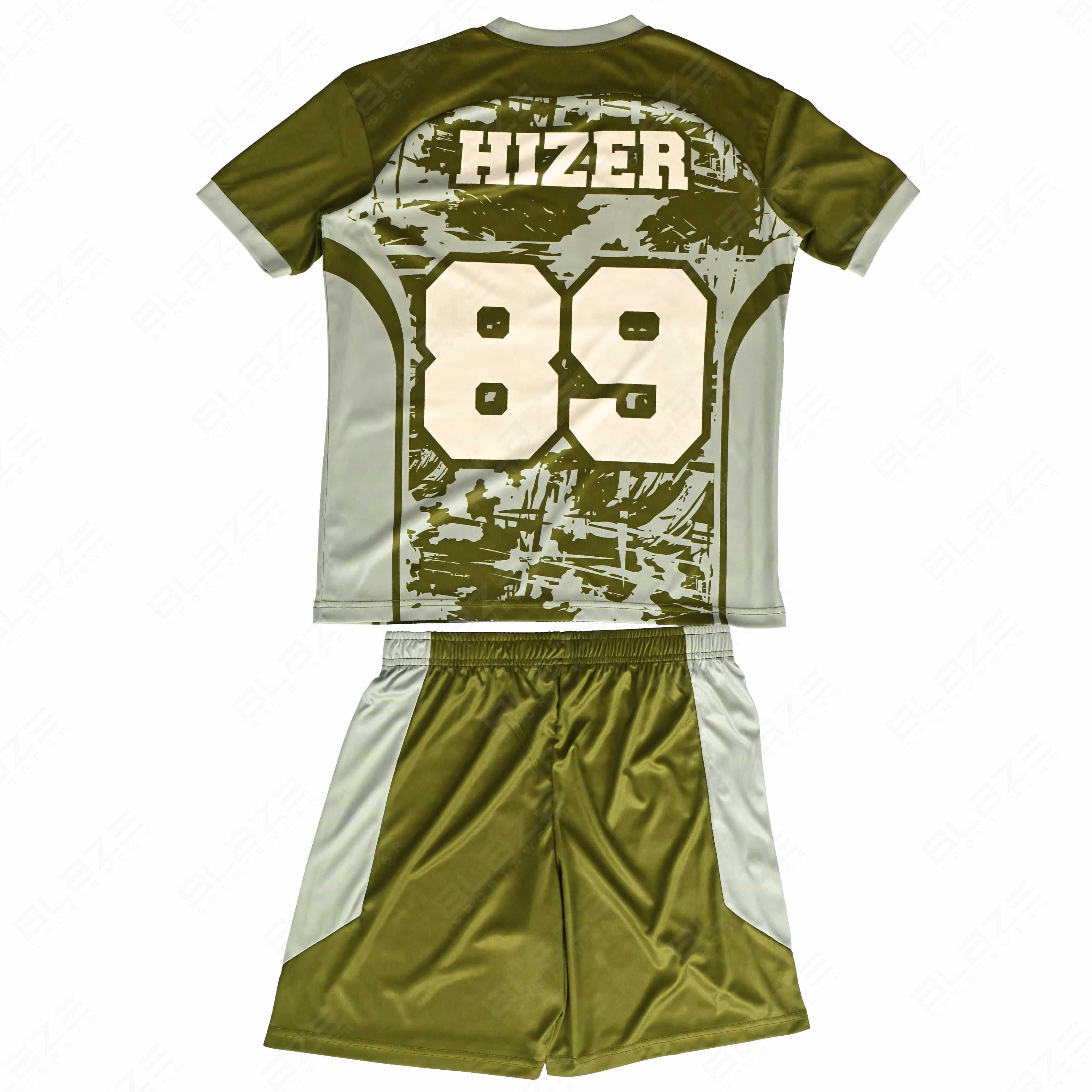 100% polyester, lightweight soccer kits featuring digital printing for enhanced athletic performance - view 3