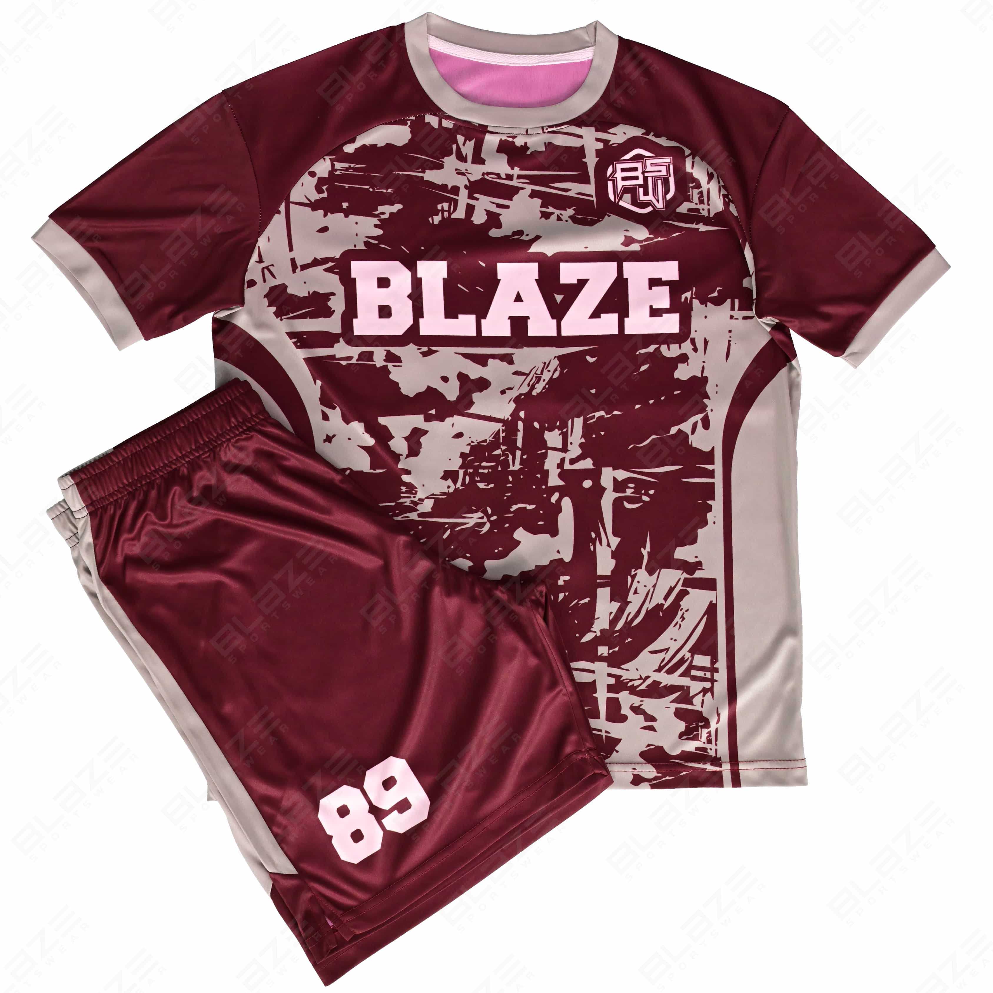 Soccer kits crafted from lightweight 100% polyester with digital printing for Quality performance. - view 4