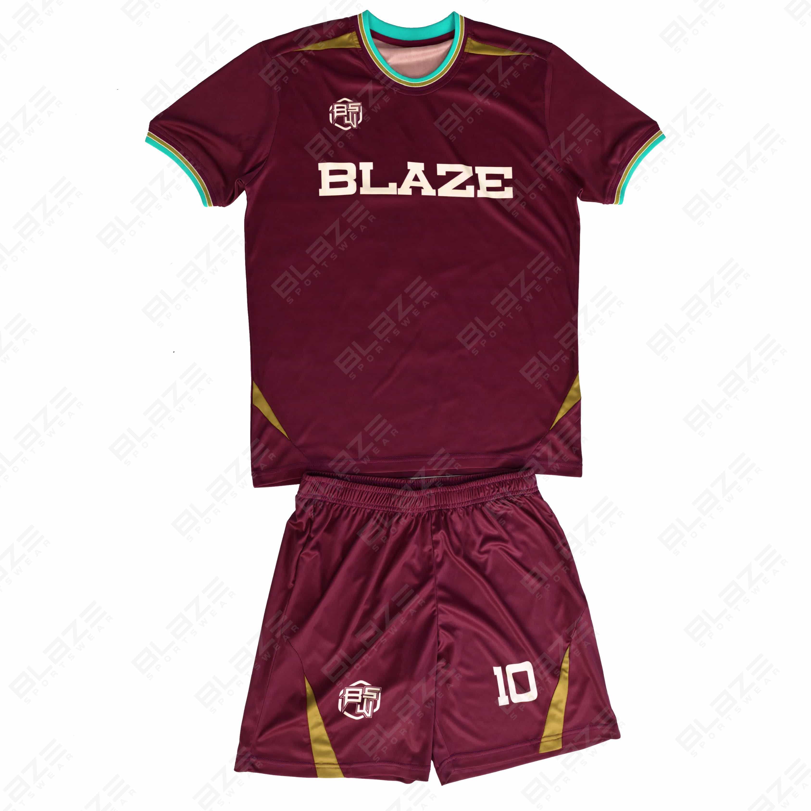 Custom lightweight soccer uniforms made from 100% polyester with digita printing for top performance - view 3