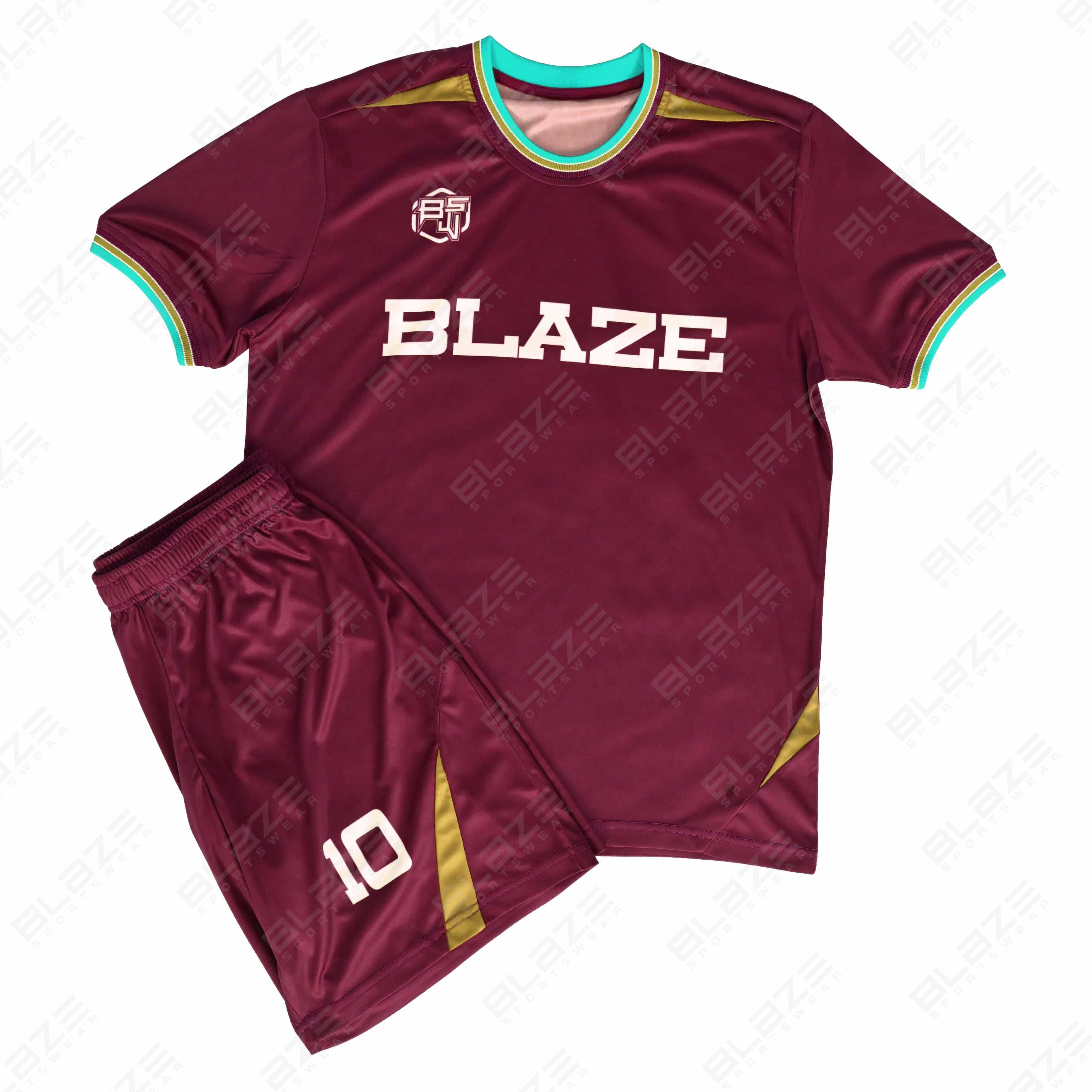 Custom lightweight soccer uniforms made from 100% polyester with digita printing for top performance - view 6