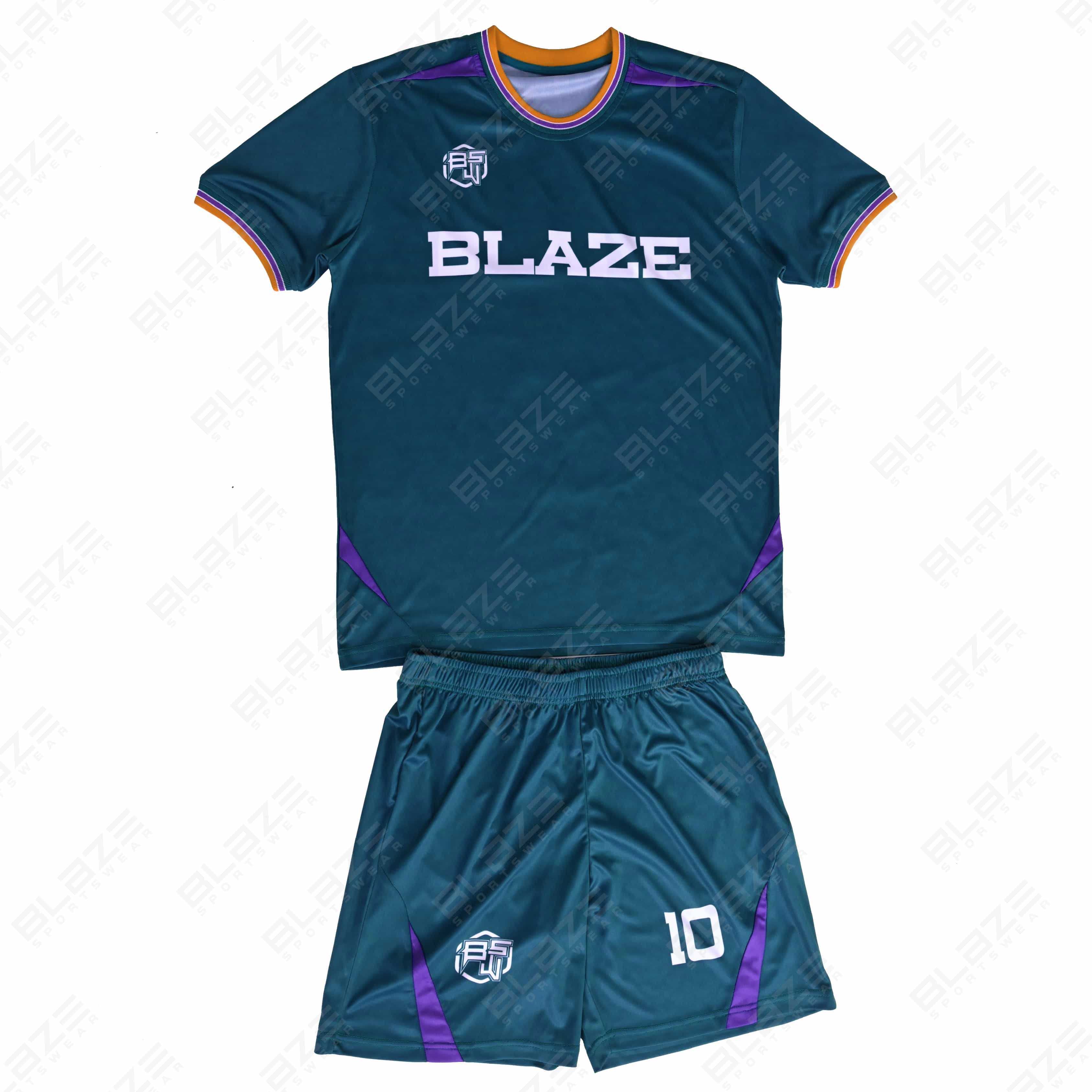 Soccer uniforms in lightweight 100% polyester featuring digital printing for enhanced performance. - view 2