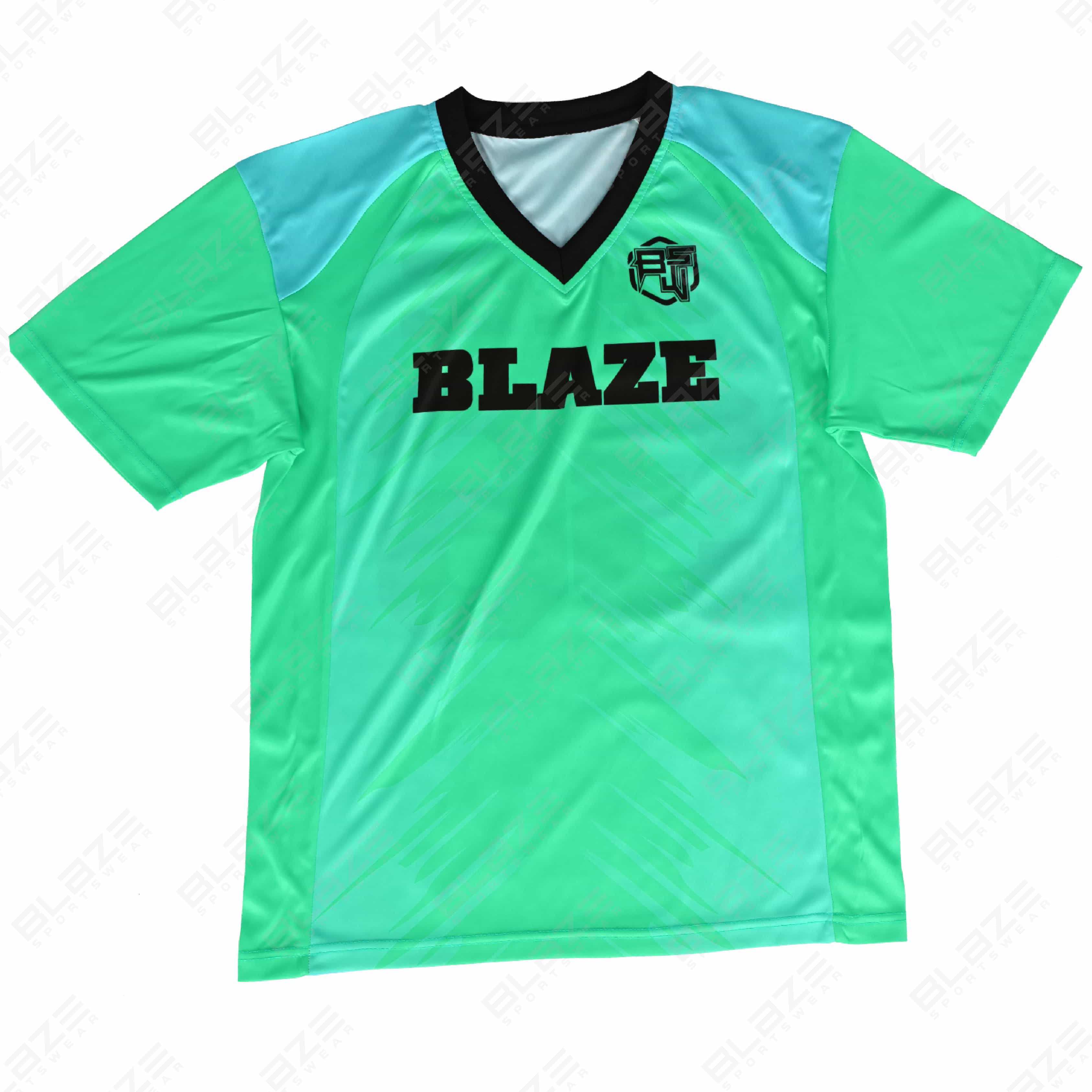 Lightweight soccer jerseys made from 100% polyester with digital print for optimal  performance - view 5
