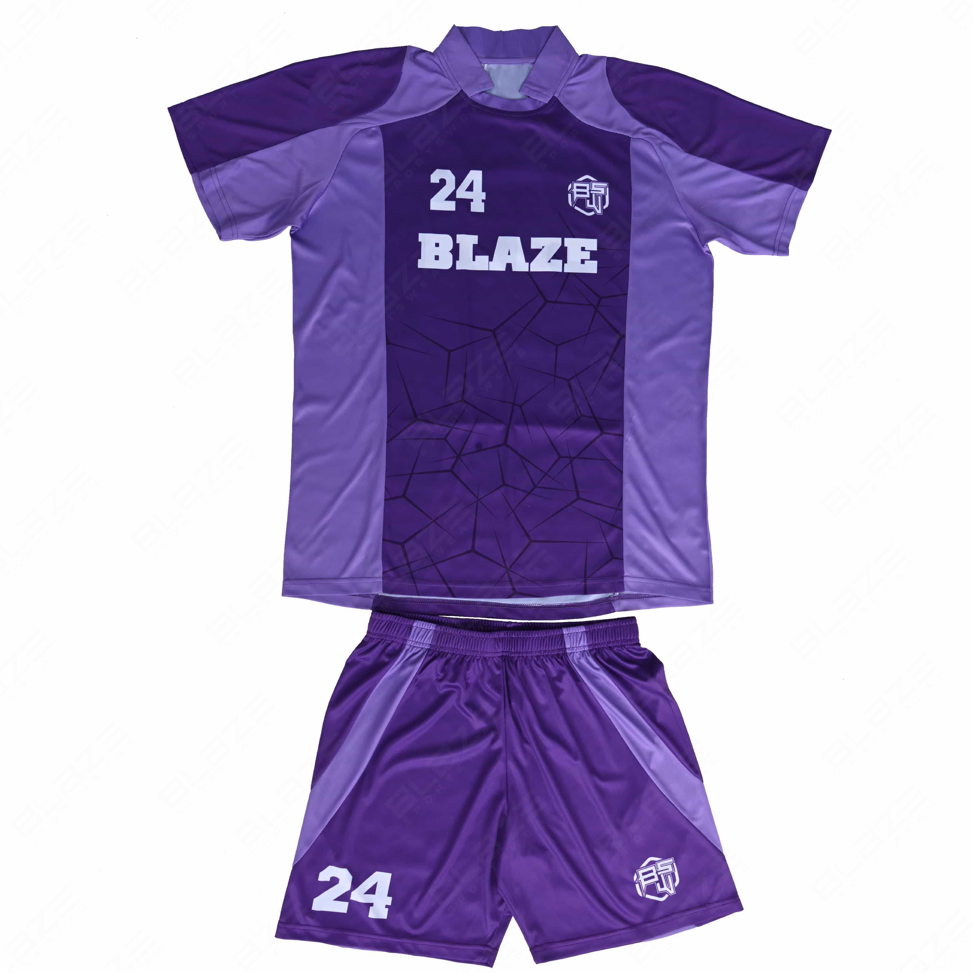 Custom Lightweight soccer jerseys made from 100% polyester with digital printing for top performance - view 4