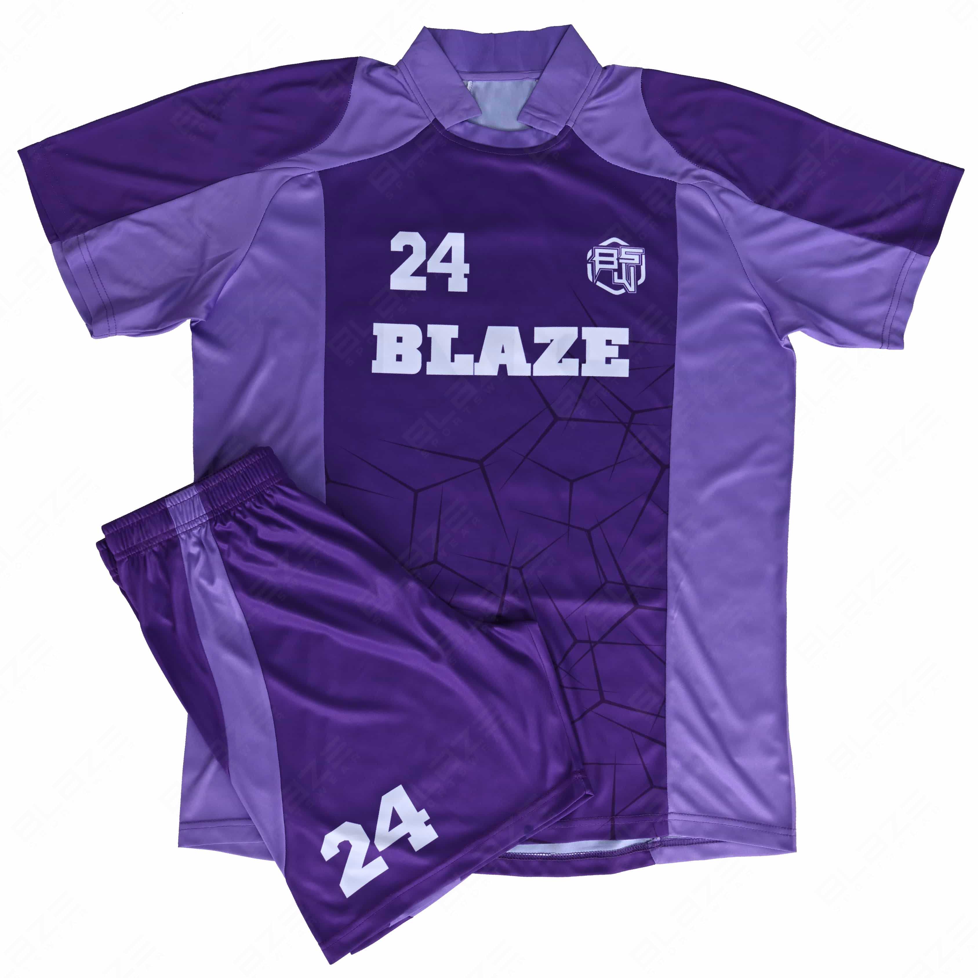 Custom Lightweight soccer jerseys made from 100% polyester with digital printing for top performance - view 7