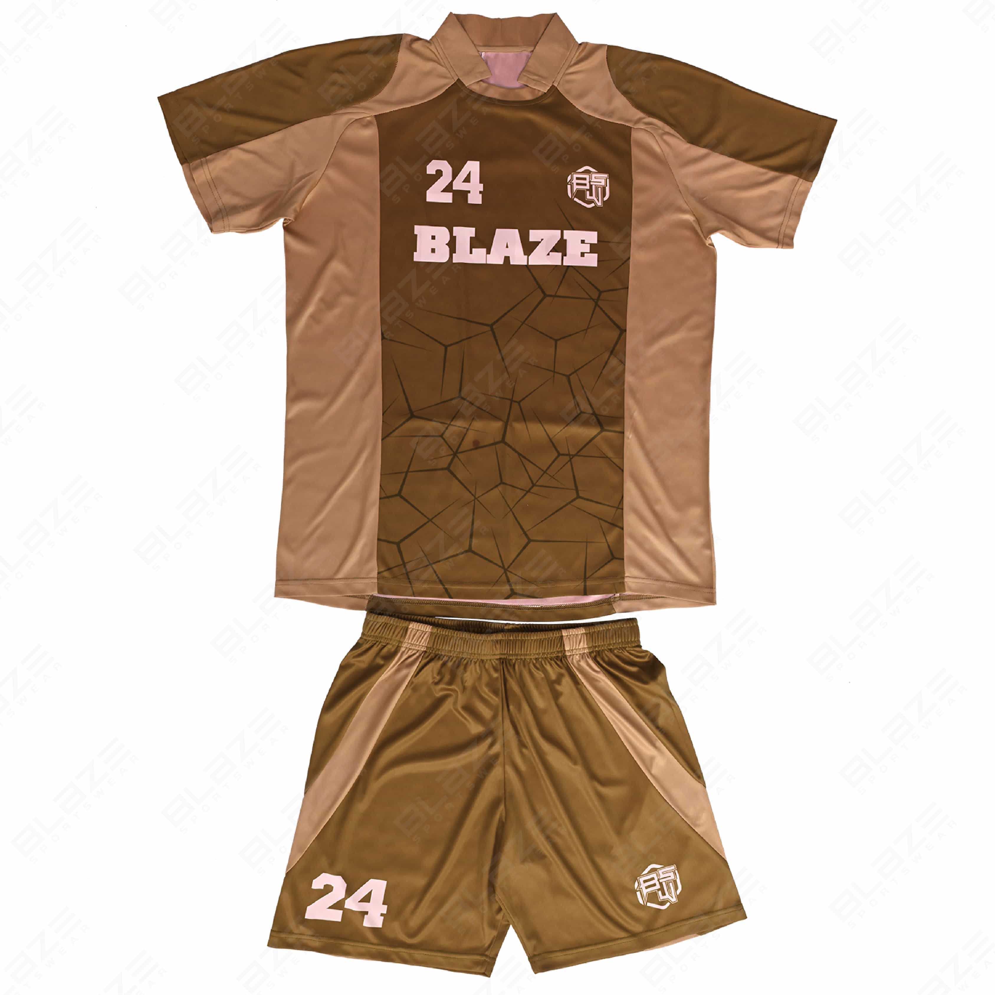 Custom soccer kits crafted from lightweight 100% polyester with digital printing for top performance - view 2