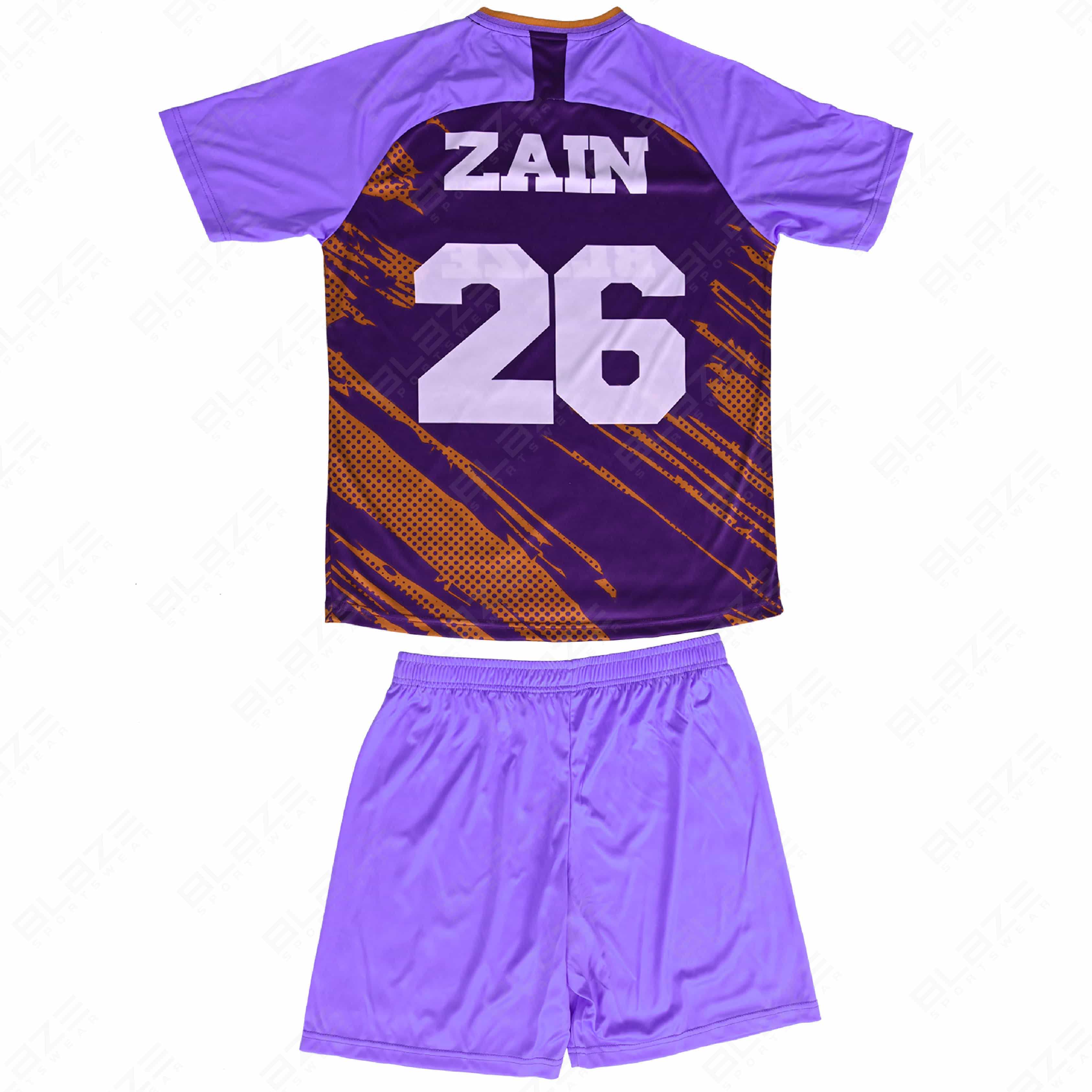  Lightweight soccer uniforms made from 100% polyester featuring digital printing for Top performance - view 2