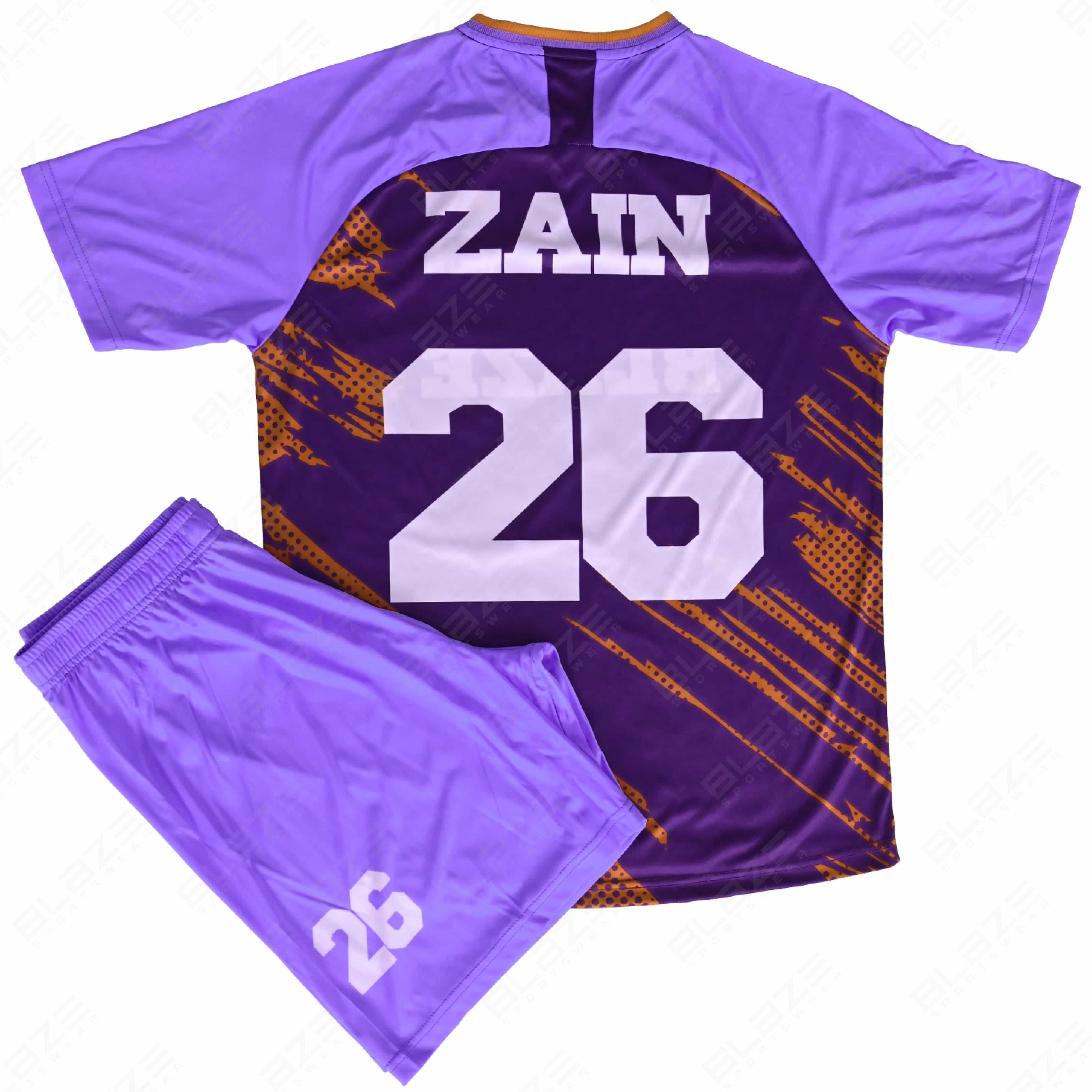  Lightweight soccer uniforms made from 100% polyester featuring digital printing for Top performance - view 3