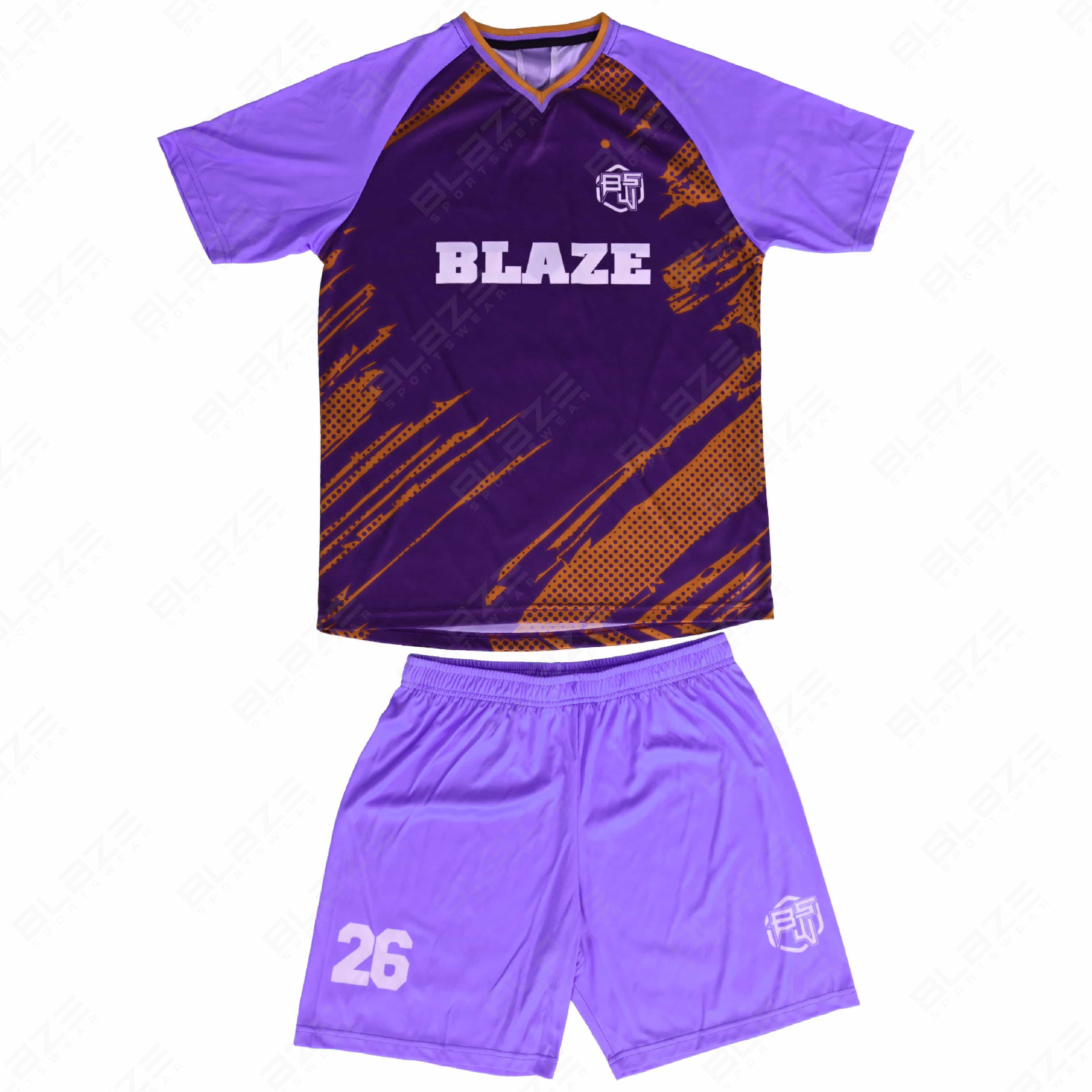  Lightweight soccer uniforms made from 100% polyester featuring digital printing for Top performance - view 4