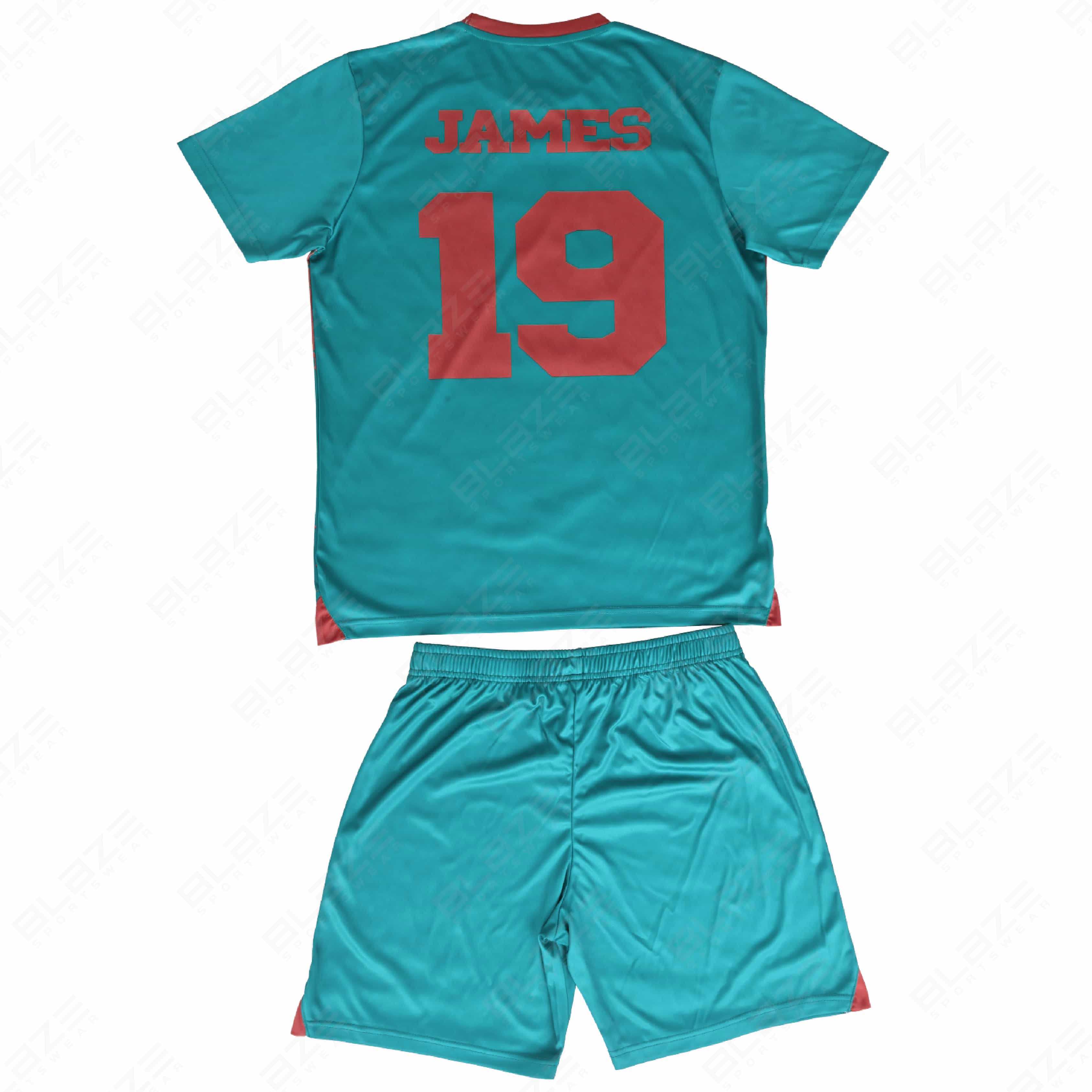 100% polyester Lightweight soccer gear made from with digital printing for excellent performance. - view 2