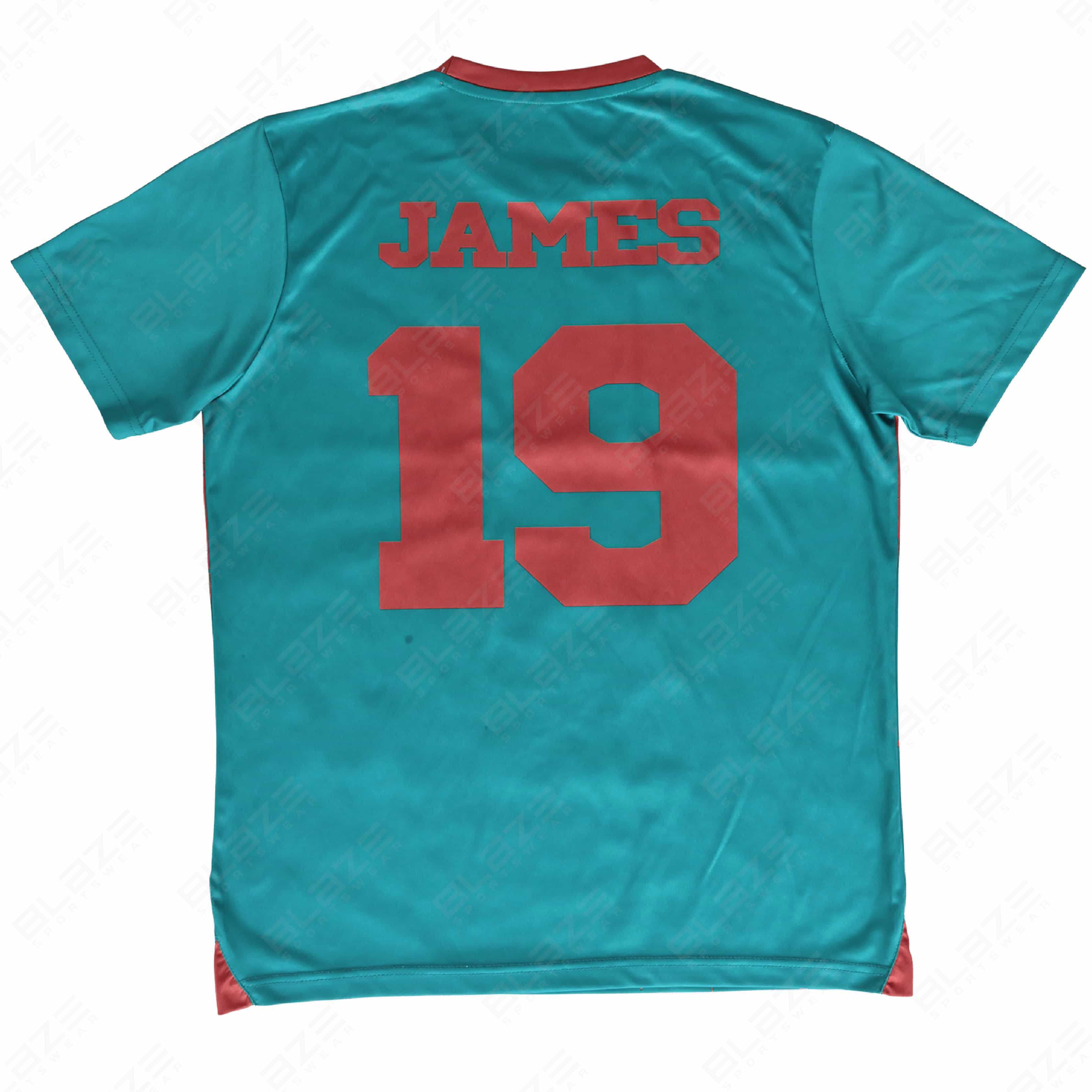 100% polyester Lightweight soccer gear made from with digital printing for excellent performance. - view 3
