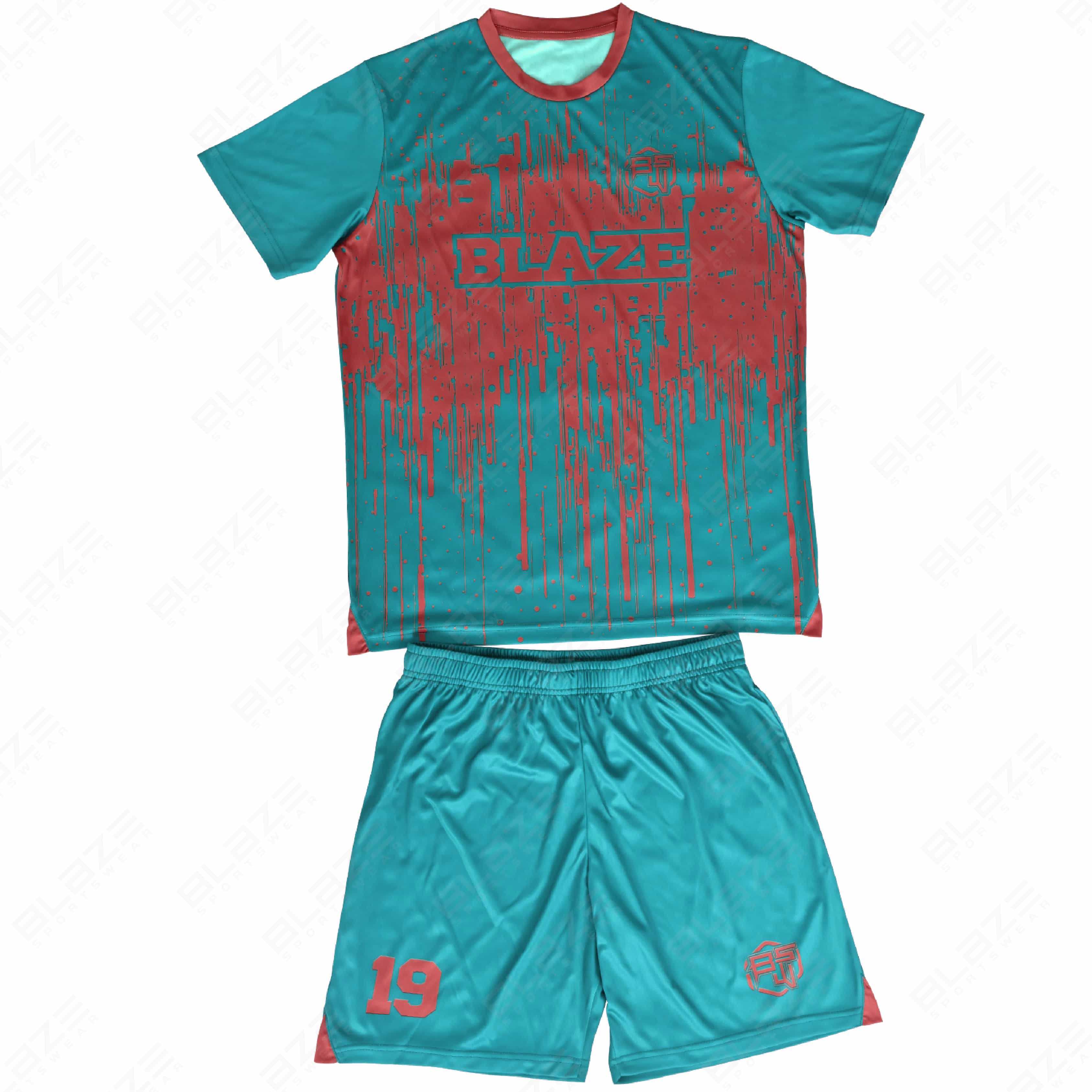 100% polyester Lightweight soccer gear made from with digital printing for excellent performance. - view 6