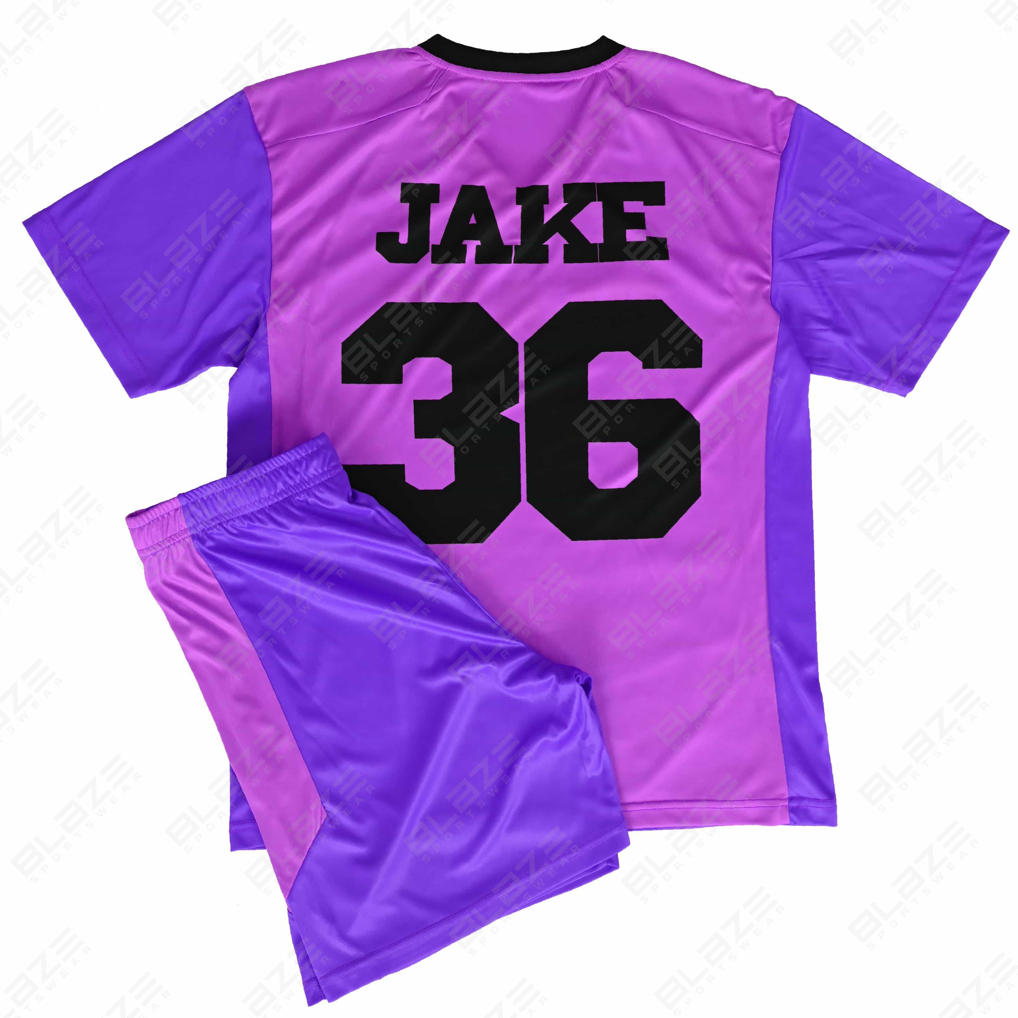 Custom lightweight soccer set made from 100% polyester with digital printing for optimal performance - view 3