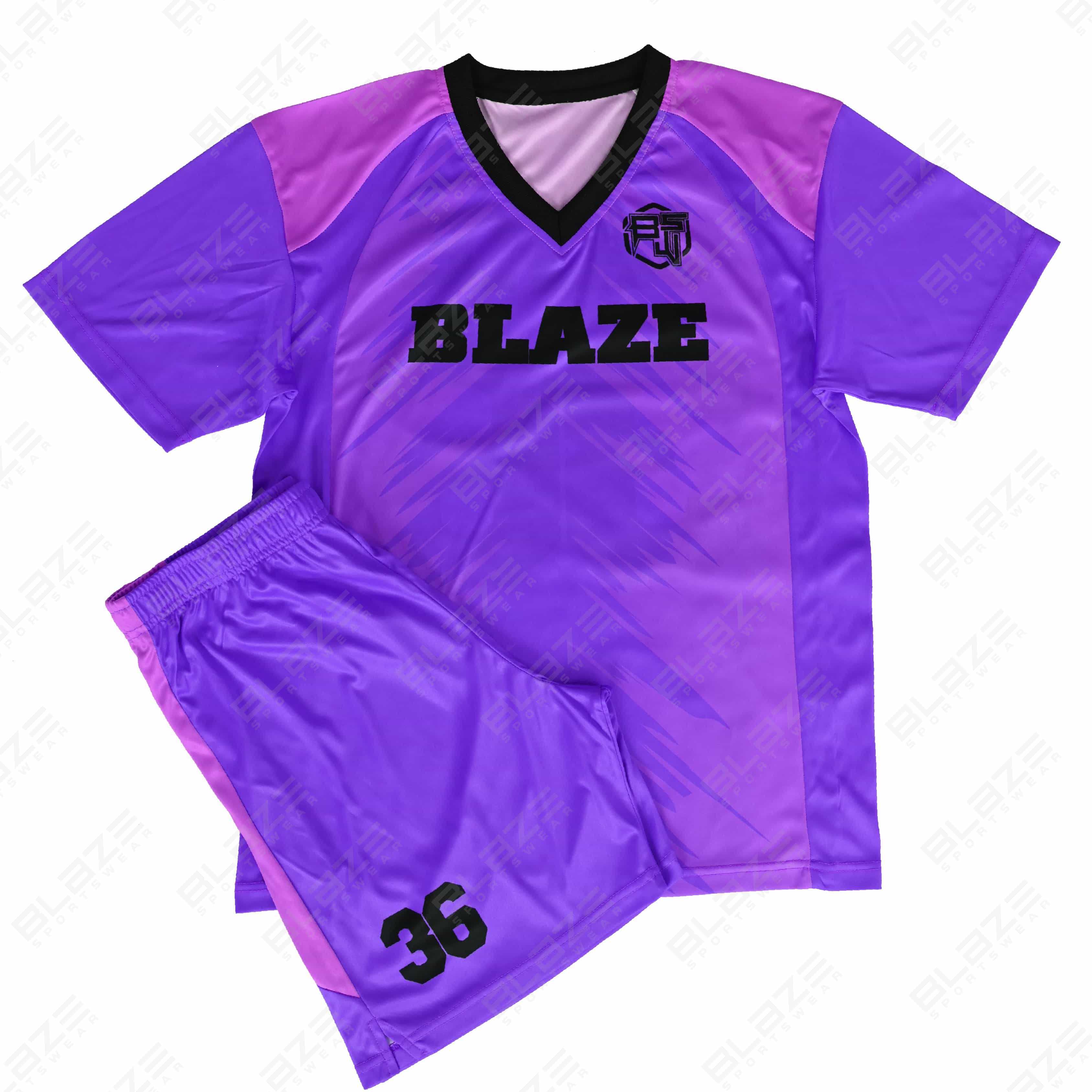Custom lightweight soccer set made from 100% polyester with digital printing for optimal performance - view 7