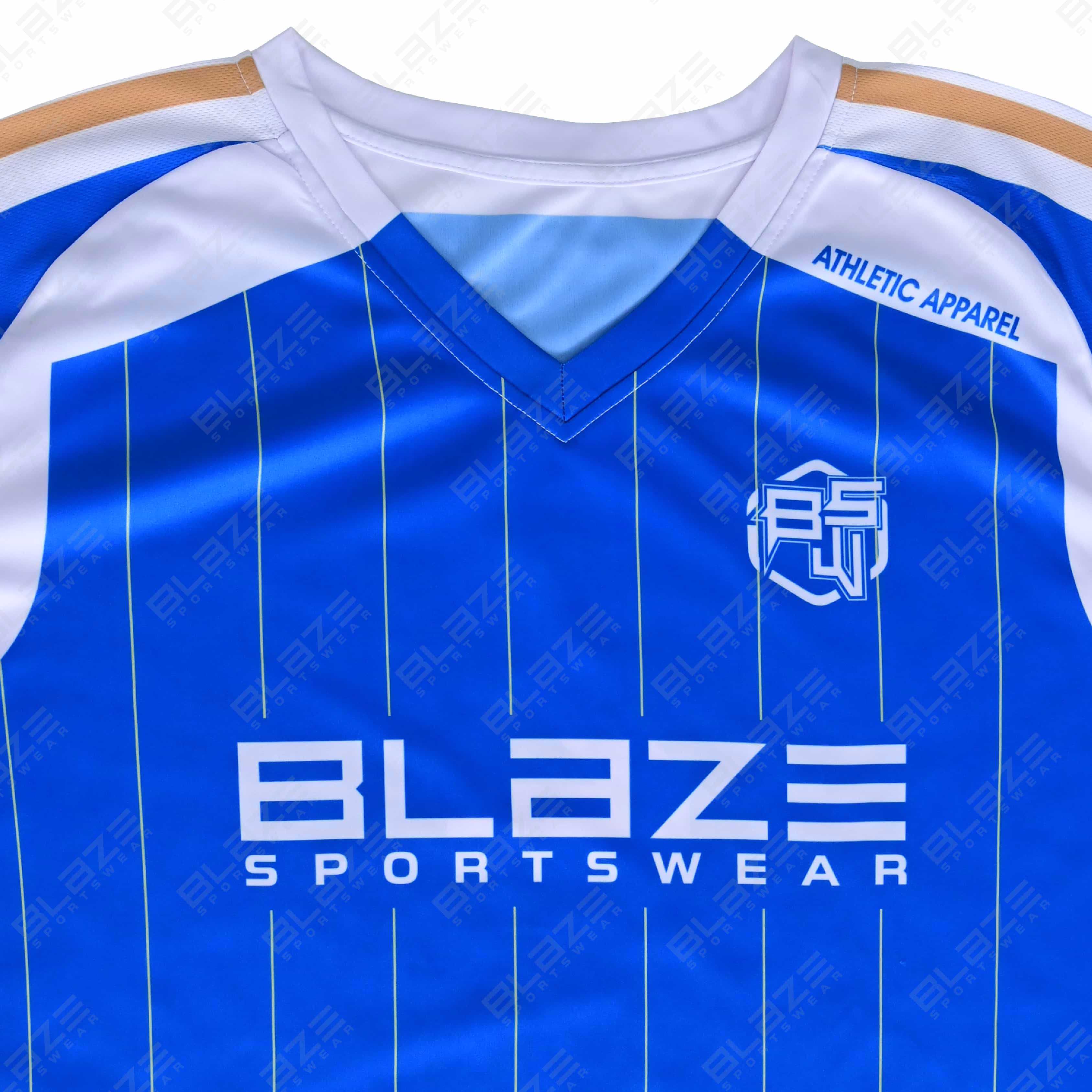  Custom 100% polyester lightweight soccer jersey made with digital printing for optimal performance.