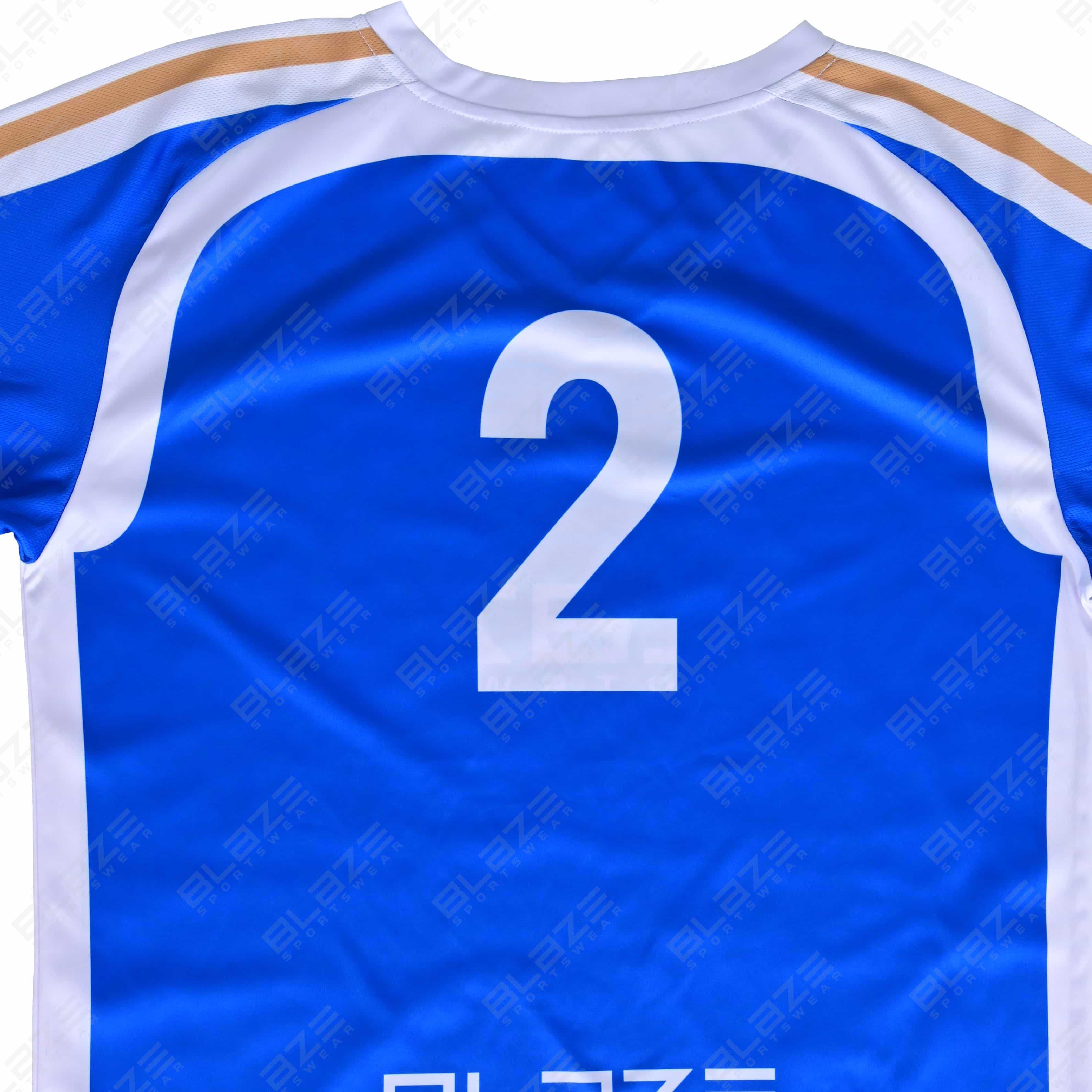  Custom 100% polyester lightweight soccer jersey made with digital printing for optimal performance. - view 2