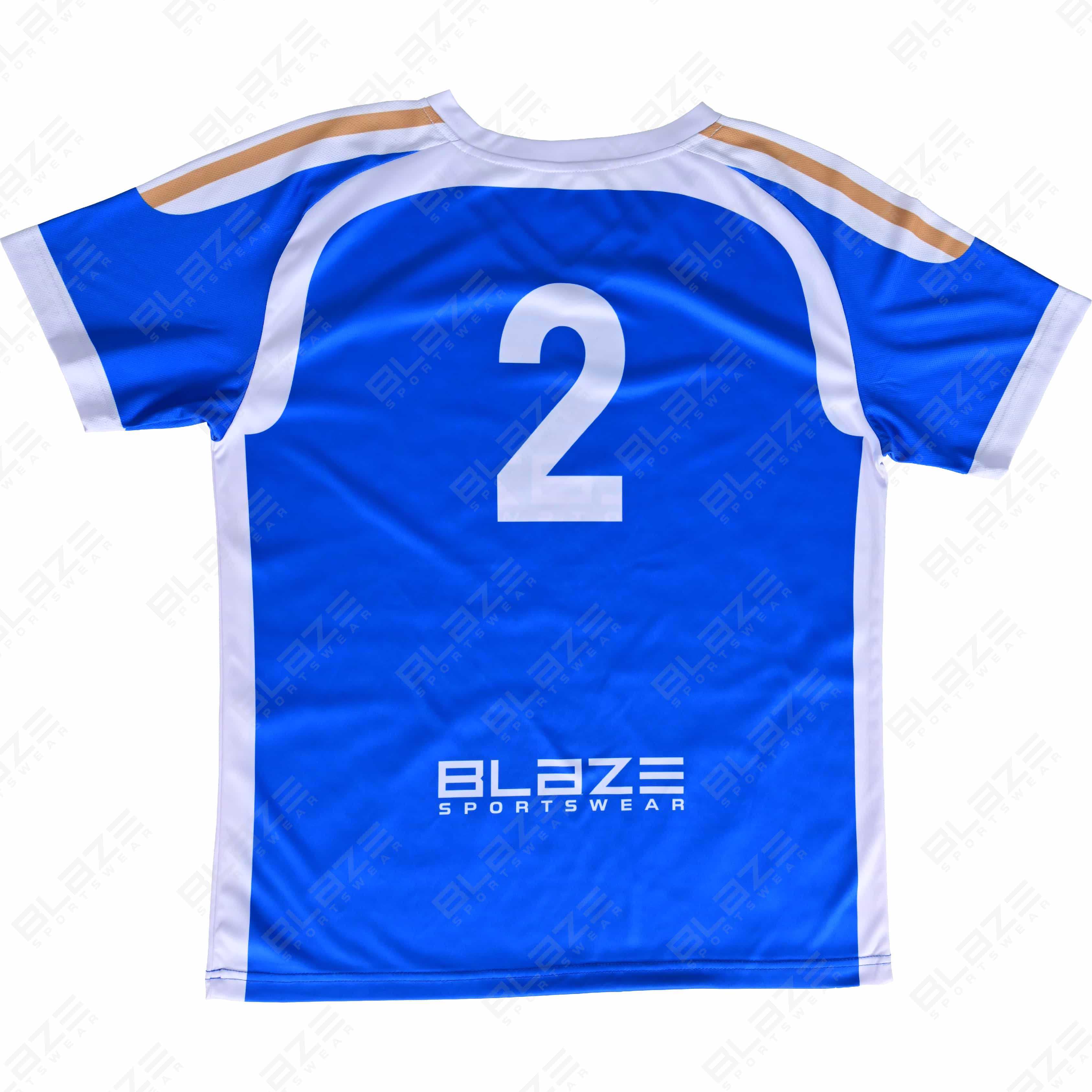 Custom 100% polyester lightweight soccer jersey made with digital printing for optimal performance. - view 4