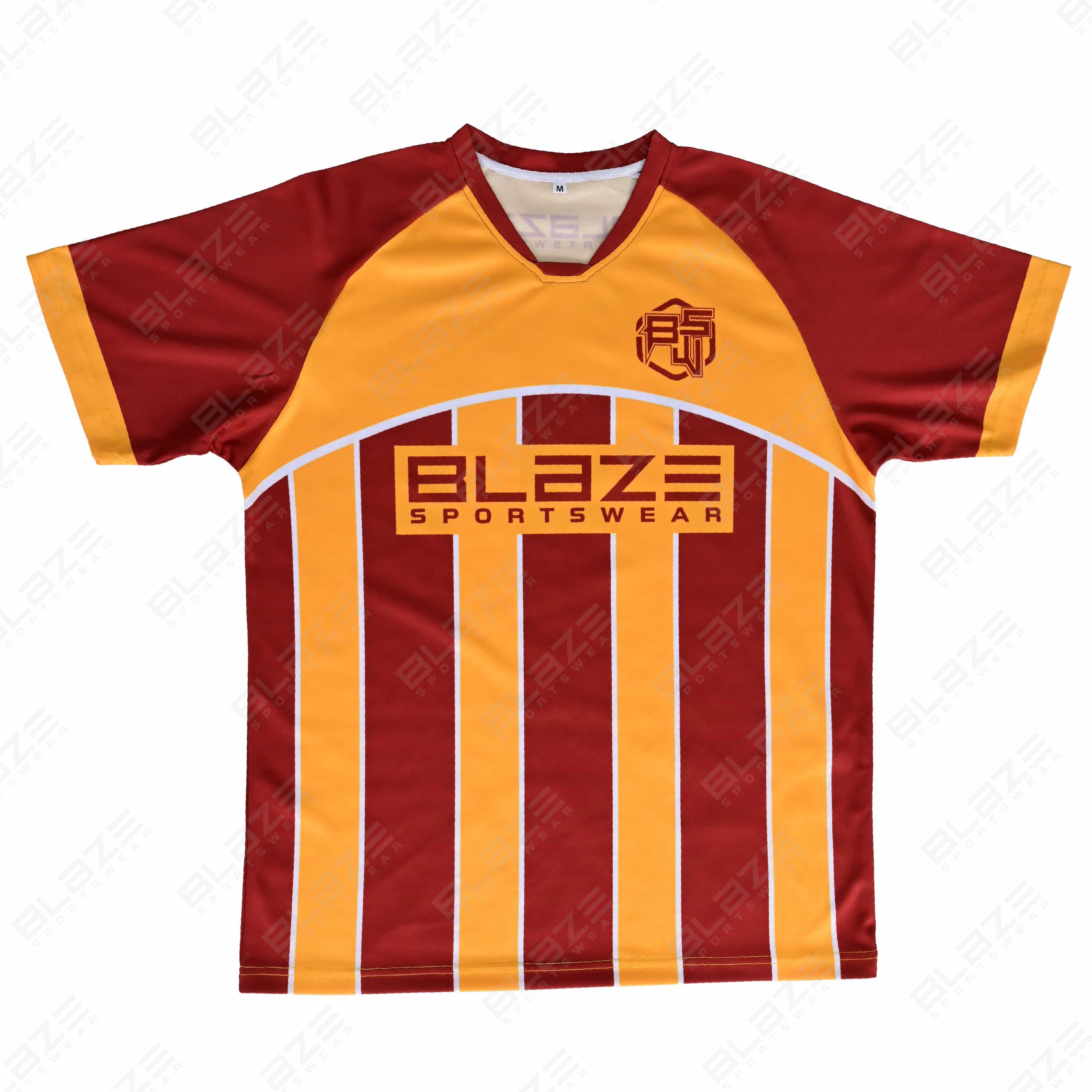  Custom 100% polyester lightweight soccer jersey made with digital printing for optimal performance. - view 8