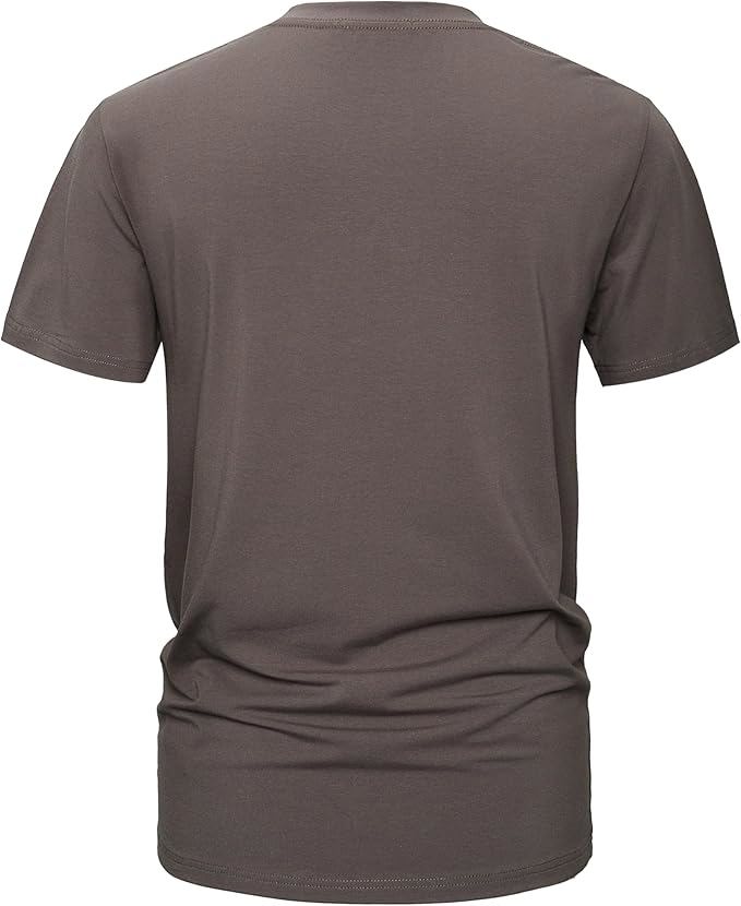 Mens T Shirt - Short Sleeve Crew Neck Soft Fitted Elastic Tees Fresh Classic Tshirts Color 20+ - view 3
