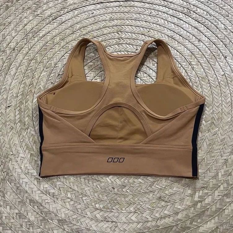 Fitness-Focused Custom Sports Bra Lightweight and Breathable Racerback Design