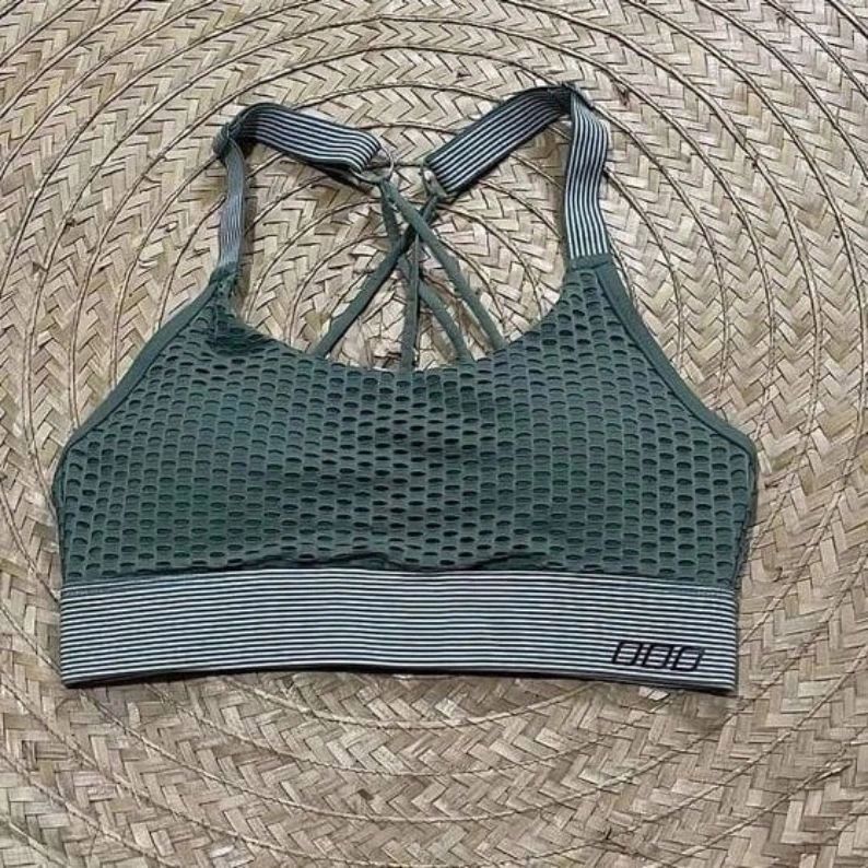 Fitness-Focused Custom Sports Bra Lightweight and Breathable Racerback Design - view 2