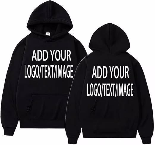 custom made hoodies with customer name and brand  - view 2