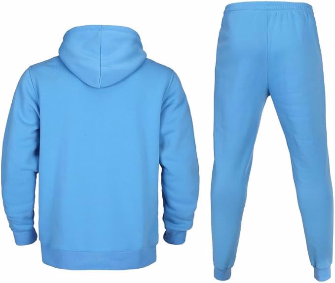 Men's Tracksuit 2 Piece Sweatsuit Long Sleeve Pullover Athletic Hoodies Casual Sport Jogging Suits  - view 2