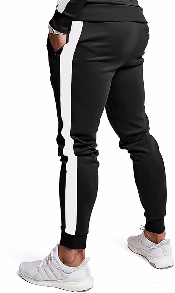 Men's Casual Active Tracksuits Full Zip Sports Jogging Suits Sets Athletic Running 2 Piece Sweatsuit - view 2