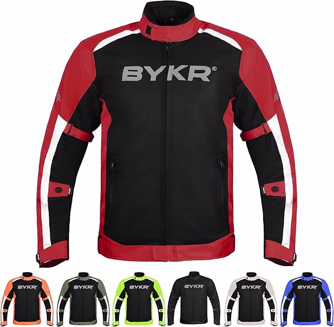 Mesh Motorcycle Jacket For Men Dual Sports Adventure Breathable Riding Protective Motorbike Jackets 
